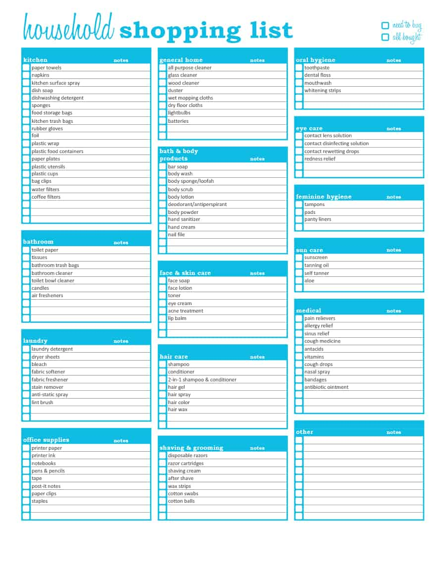 002 Grocery List Template Free Fantastic Ideas Basic within Editable Grocery List