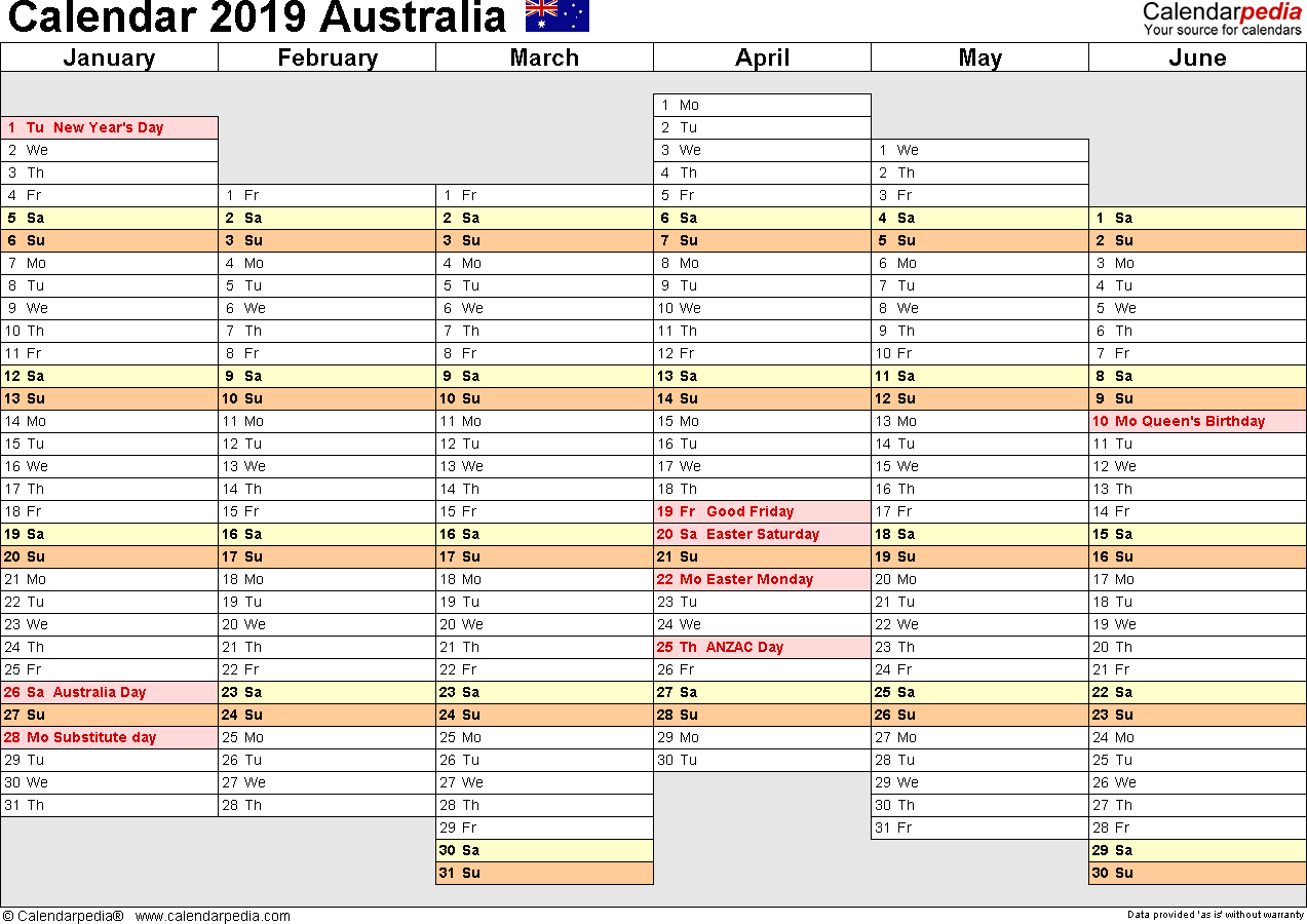 Annual Leave Calendar Excel Template