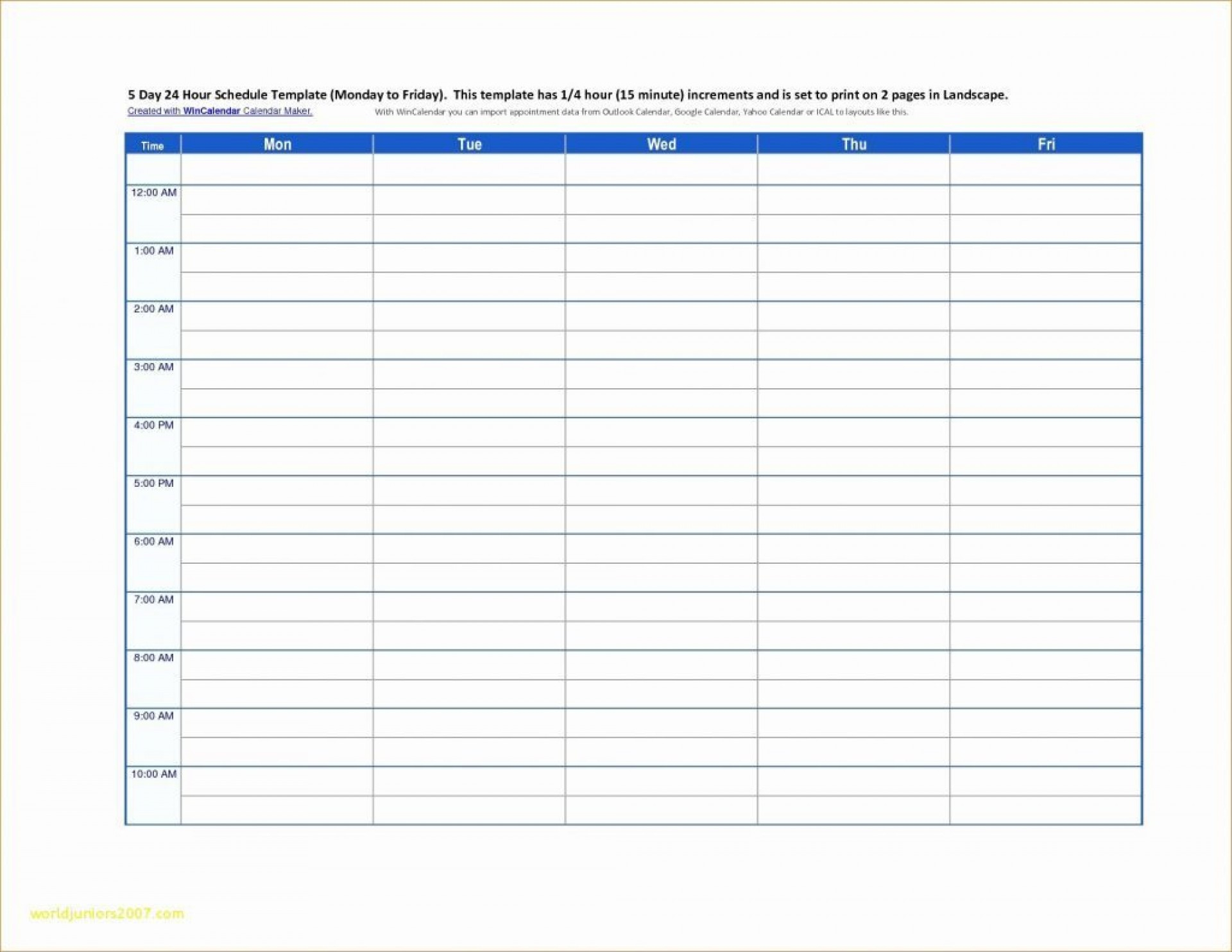 Google Calendar Excel Import Template Calendar for Planning