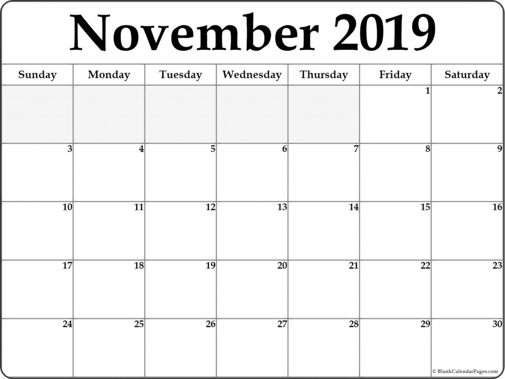 021 November Calendar Sample Template Ideas Free Singular inside Large Grid Calendar Printable