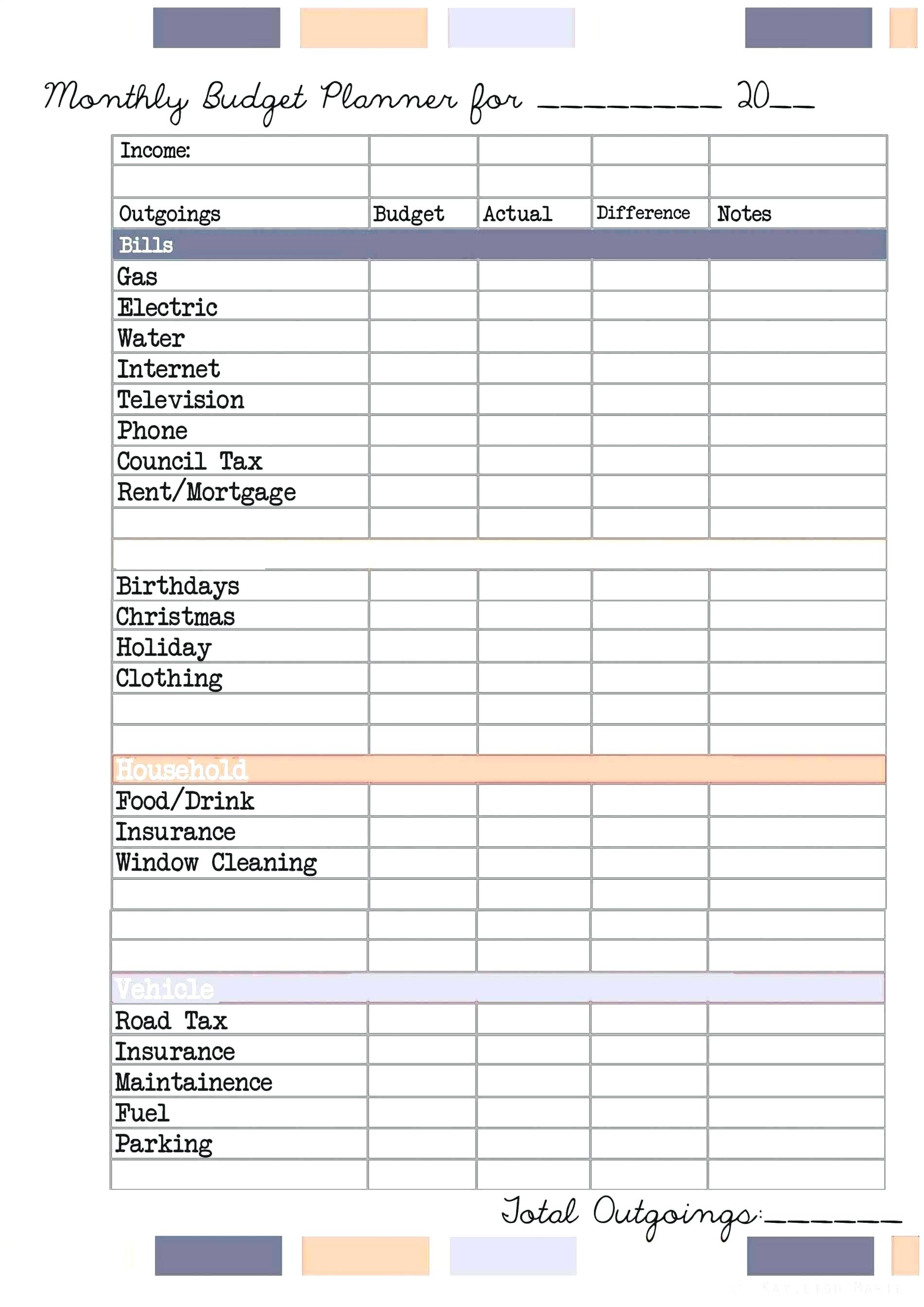 021 Template Ideas Printable Bill Organizer Spreadsheet throughout Printable Bill Organizer