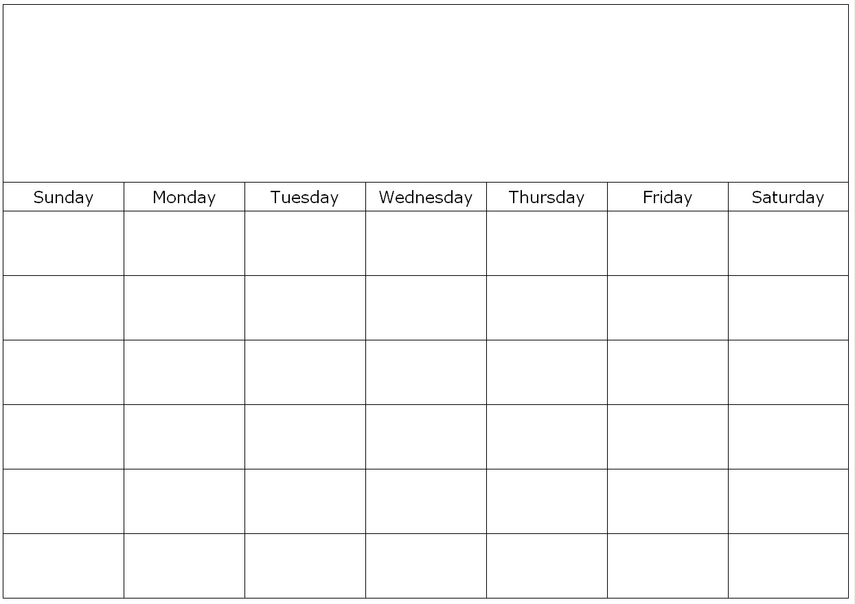 033 Single Month Blank Calendar Template Ideas Fill inside Fill In Blank Calendar