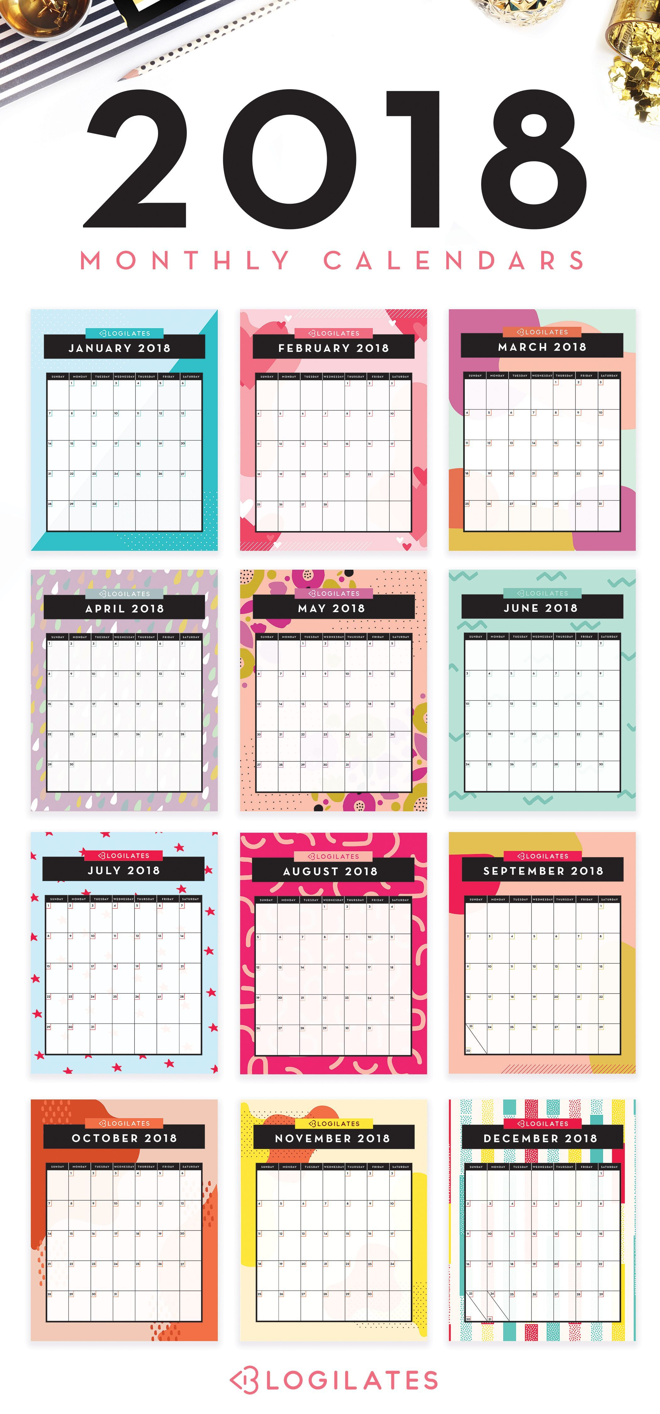 2018 Calendars  Free Printables! I&#039;m A Paper And Pen Type pertaining to Blogilates December 2020 Calendar