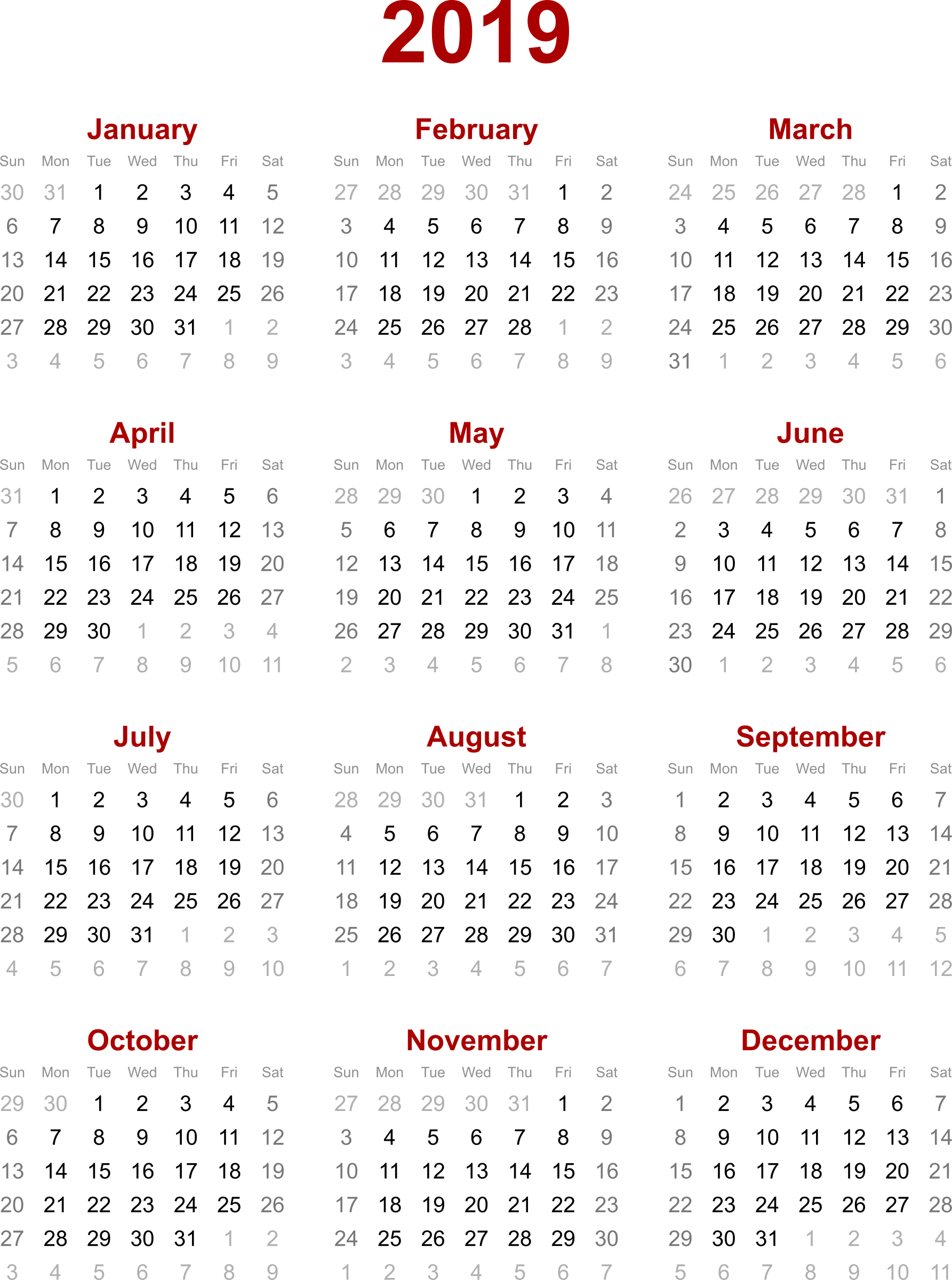 2019 Calendar Hong Kong – Calendar Printable Week intended for Hong Kong Calendar 2020 Excel