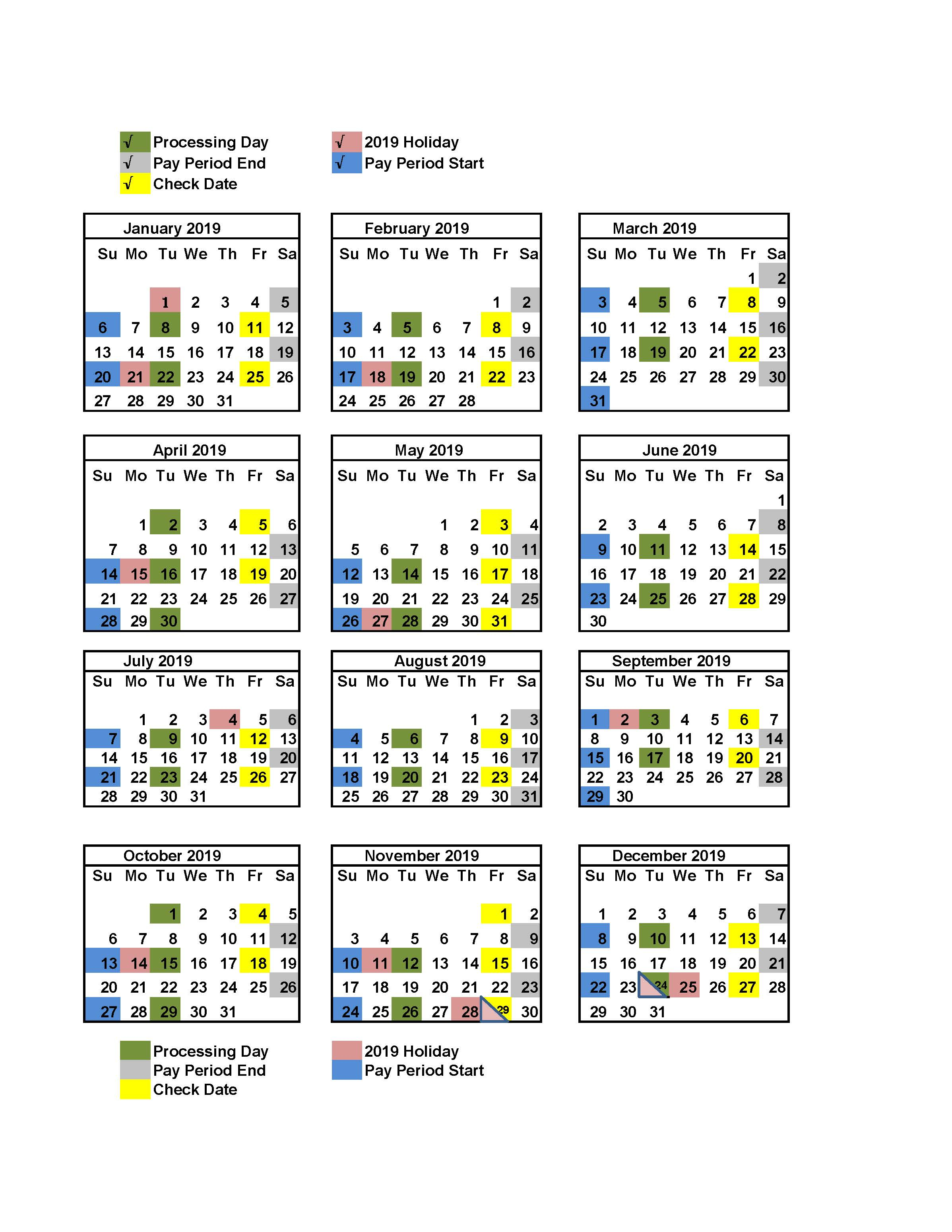 Uc Berkeley Biweekly Pay Calendar 2020 Calendar For Planning