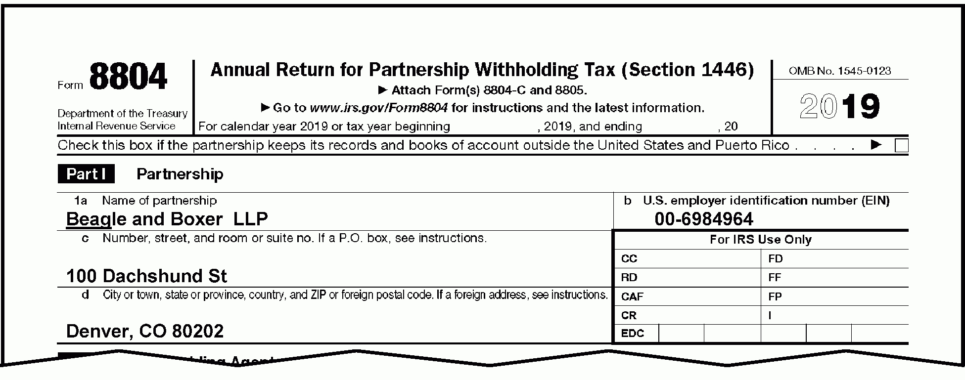 3.22.15 Foreign Partnership Withholding | Internal Revenue throughout Isabel A Calendar Year Taxpayer