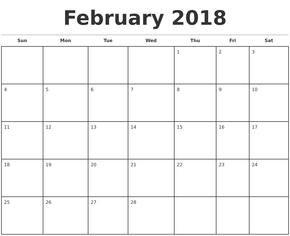 5 Day Monthly Calendar Free • Printable Blank Calendar with 5 Day Monthly Calendar