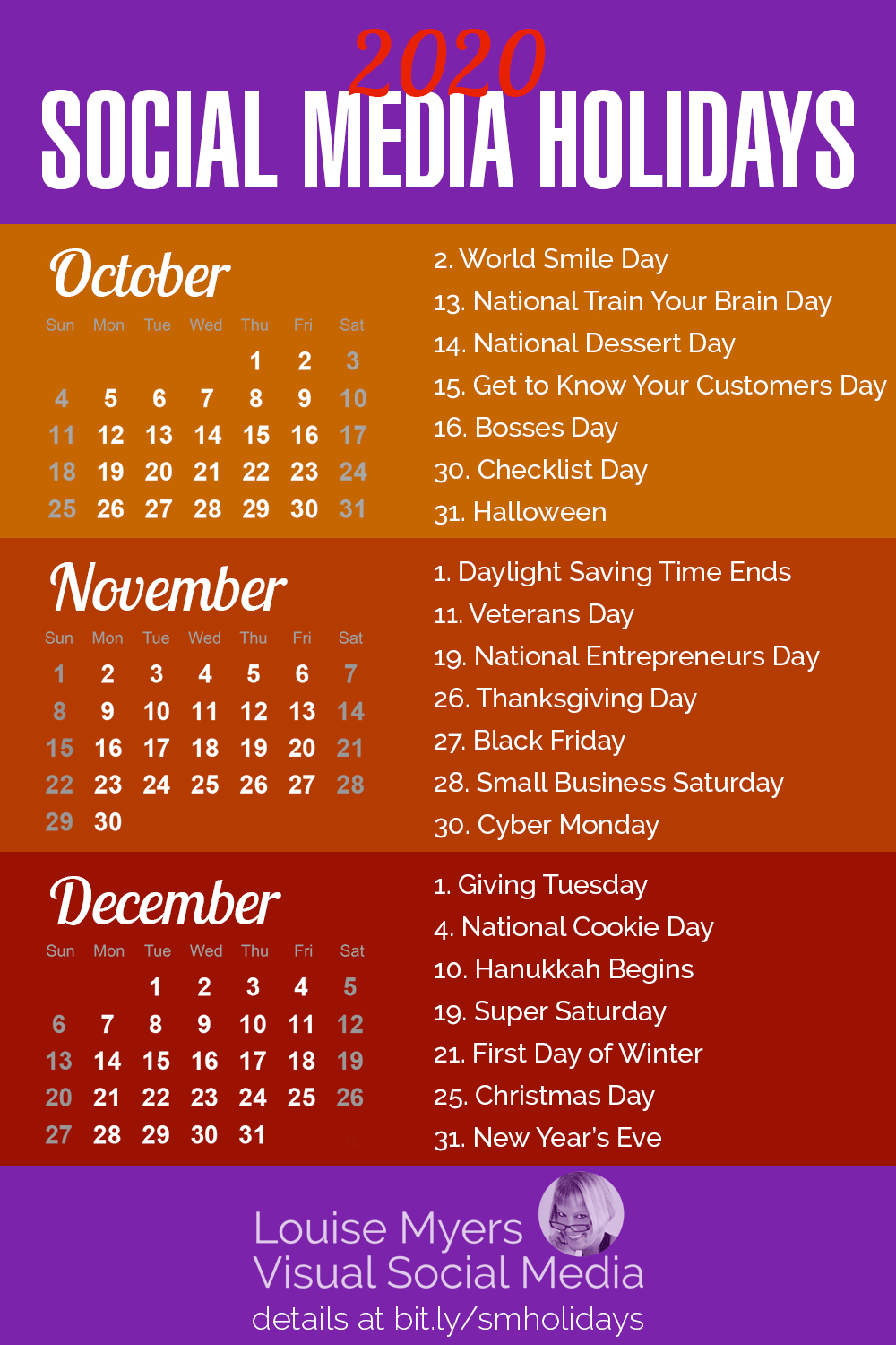 84 Social Media Holidays You Need In 2020: Indispensable! within The Ultimate Social Media Holiday Calendar For 2020