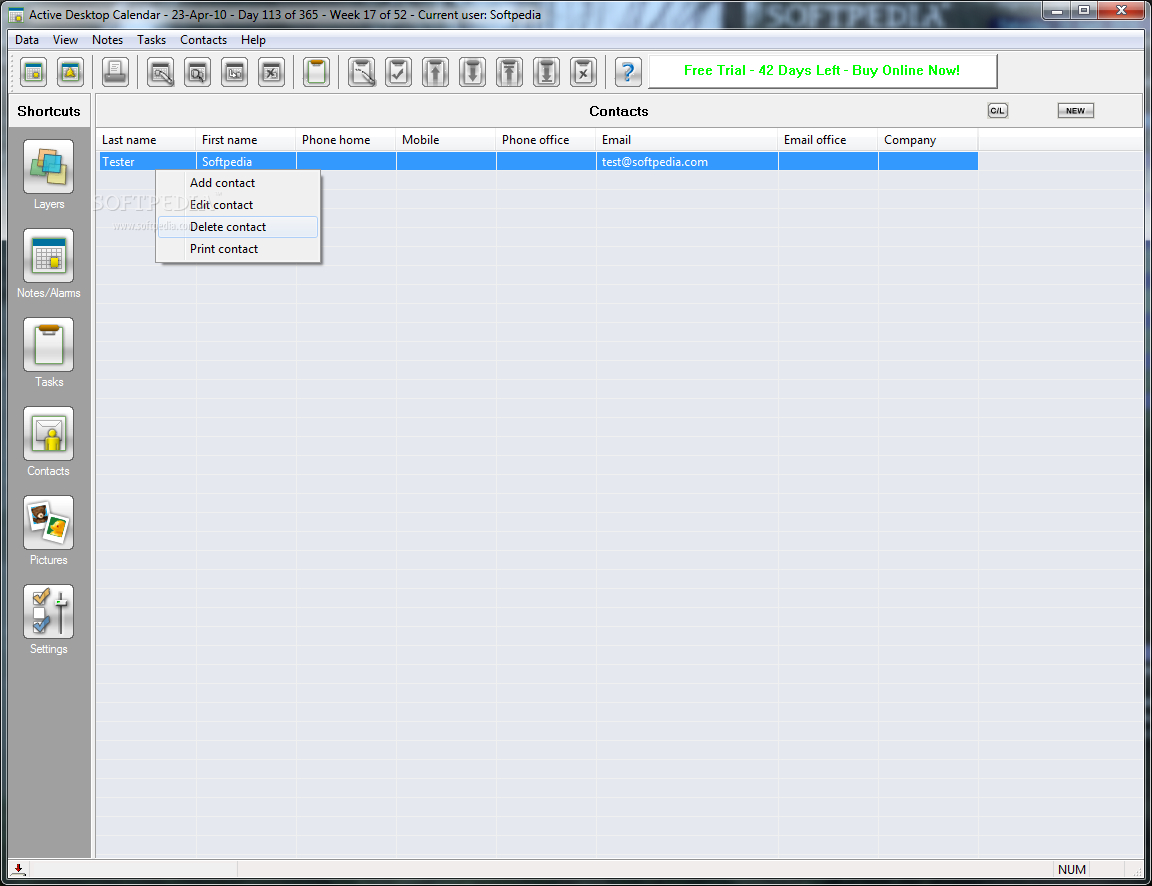 Active Desktop Calendar  Download Free With Screenshots And throughout Active Desktop Calendar 7.96