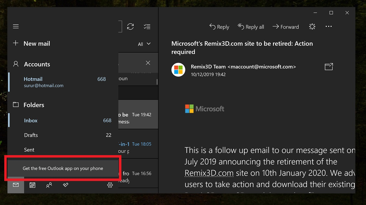 Ads In Mail And Calendar App For Windows 10 Are Back regarding Windows 10 Desktop Calendar