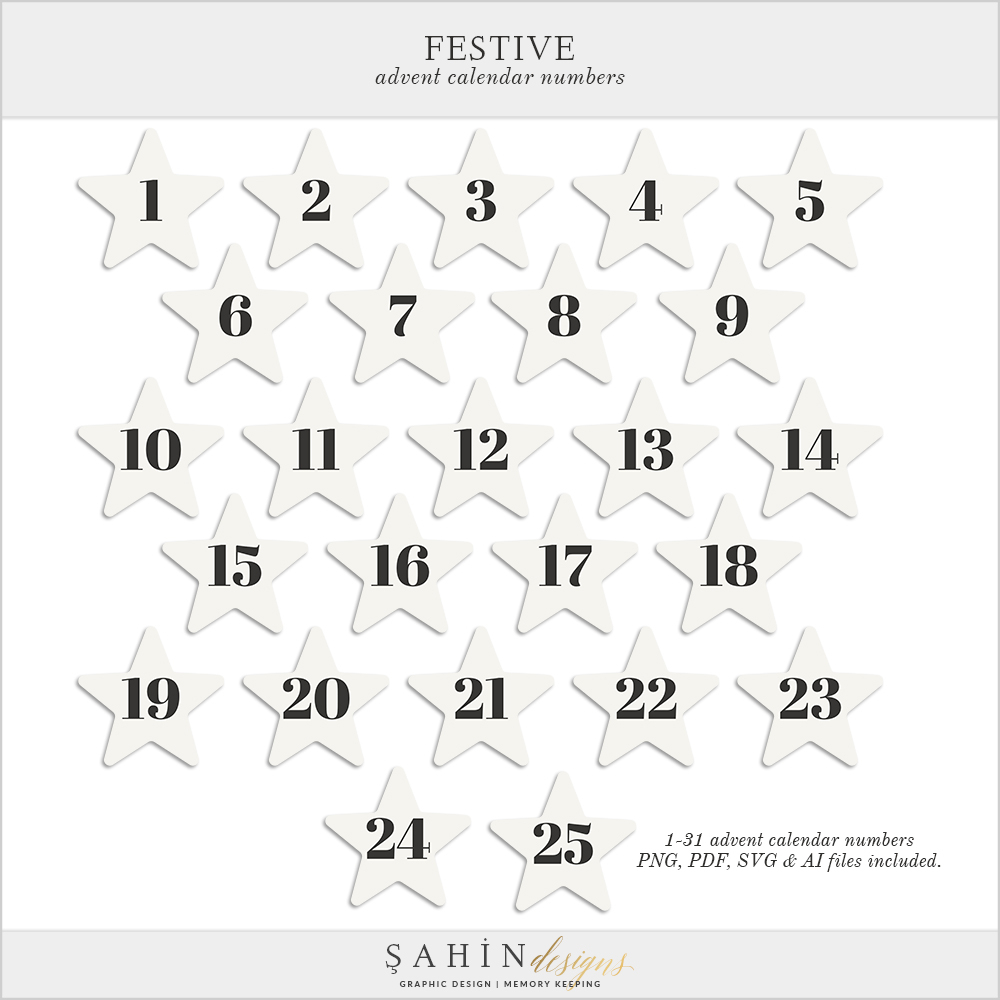 Advent Calendar Numbers Printable That Are Dashing throughout Calendar Numbers 1-31 Printable