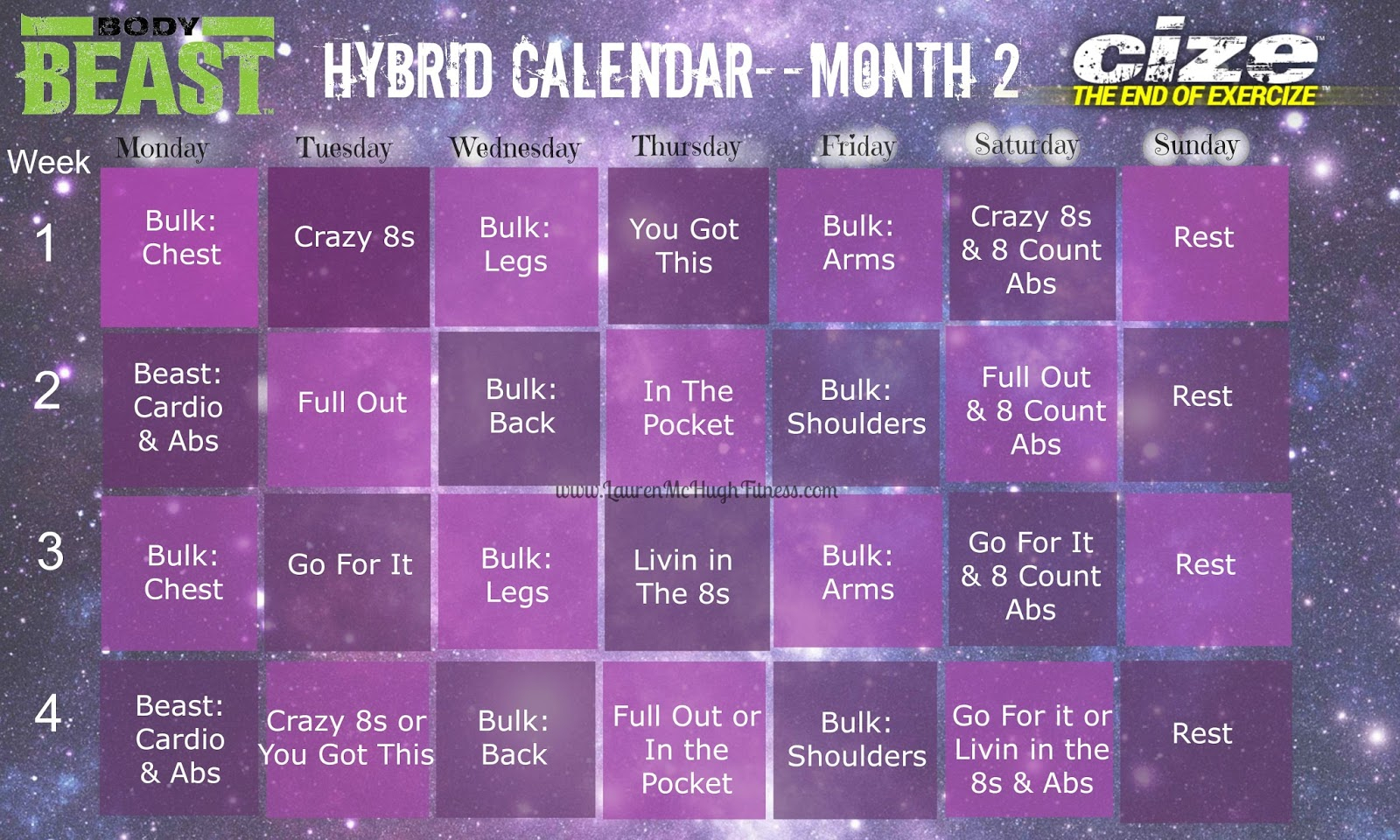 August 2015 | Lauren Mchugh with regard to Piyo Hybrid Calendars