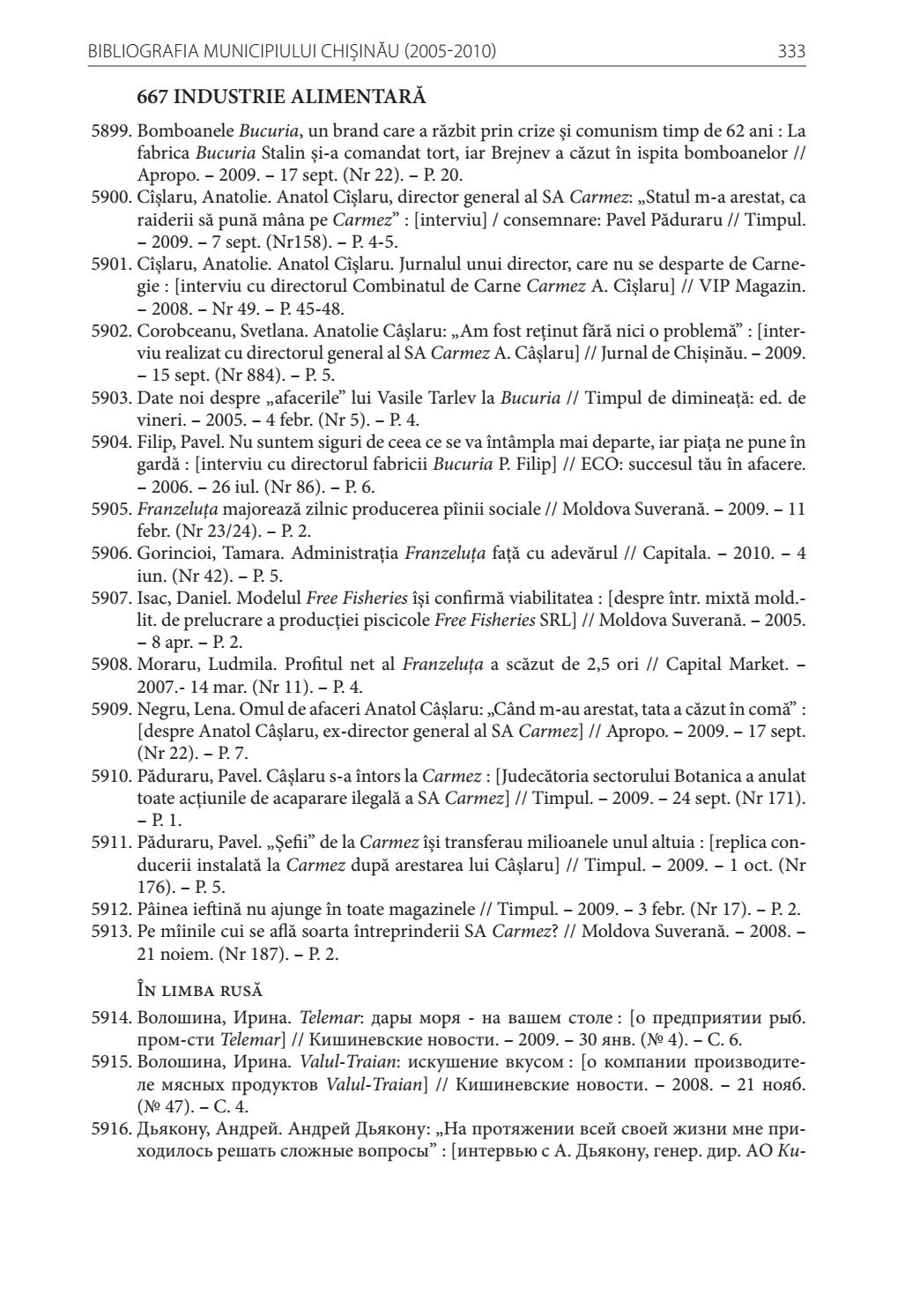 Bibliografia Municipiului Chișinău: 20052010. Partea 2 By regarding Calendar Sanatate Si Frumusete 2020