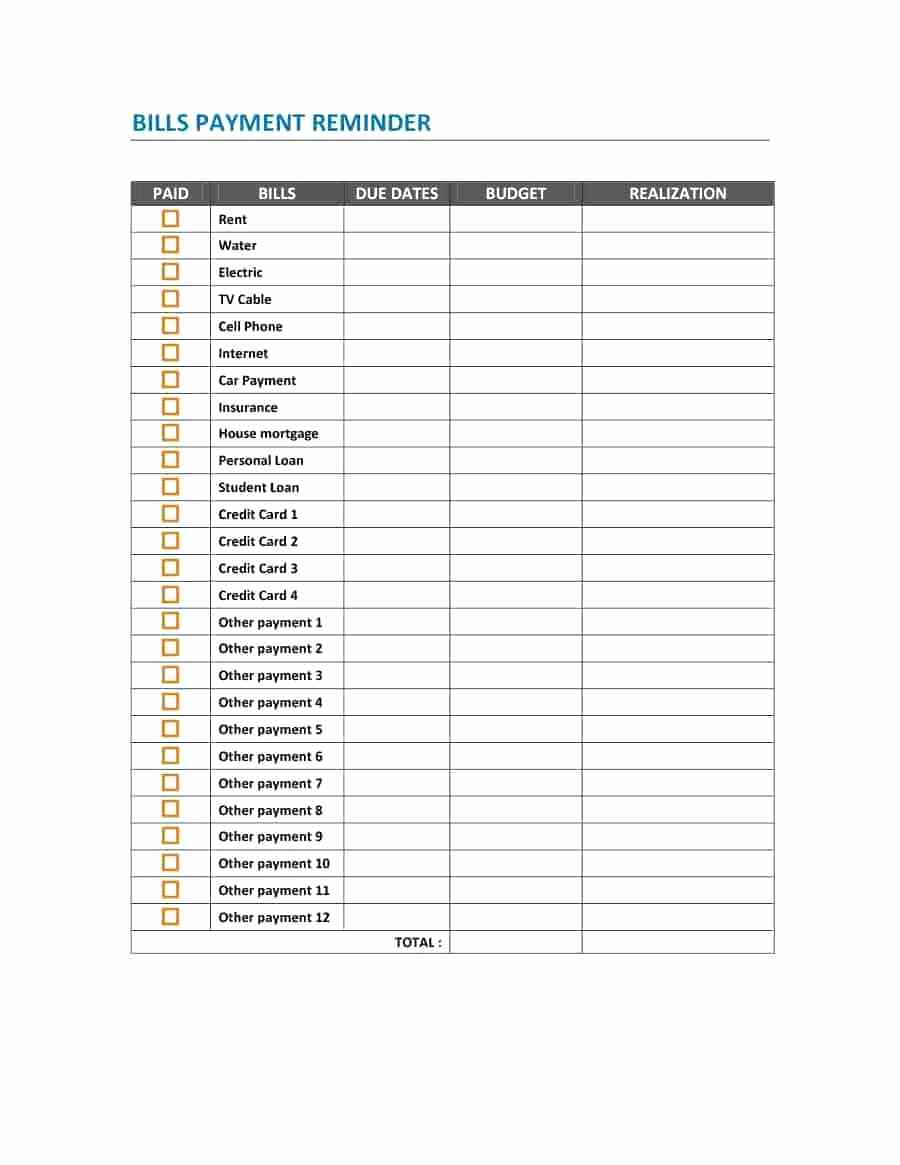 Bill Payment Spreadsheet Template  Bolan.horizonconsulting.co within Free Printable Bill Payment Schedule
