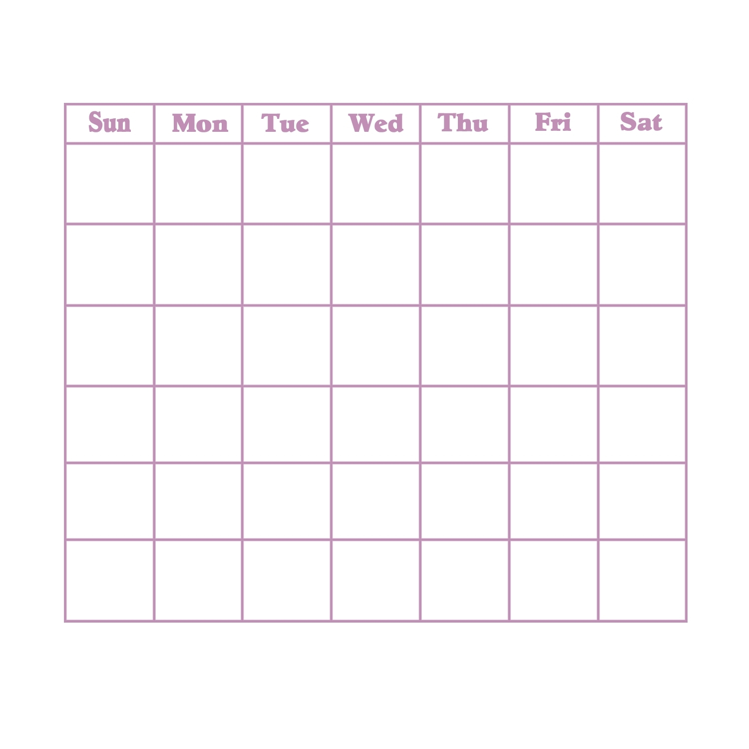 Blank 31 Day Calendar | Calendar Template 2019Blank with Blank 31 Day Calendar