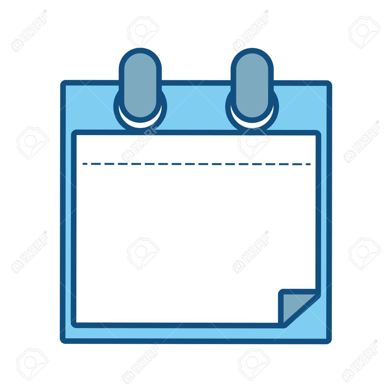 Blank Calendar Icon Over White Background Illustration pertaining to Blank Calendar Icon
