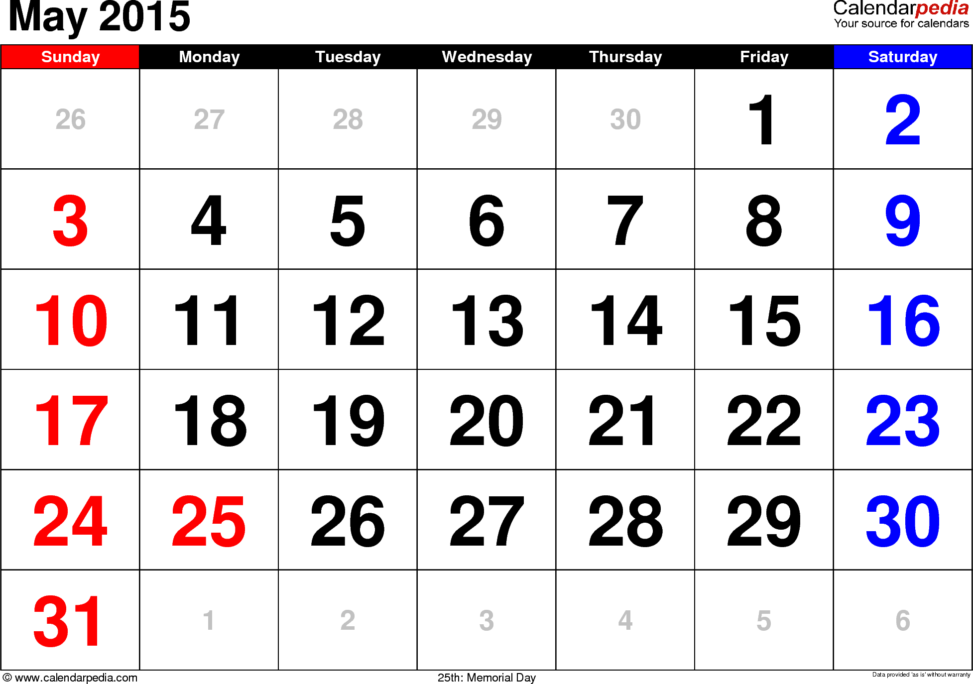 Blank Horizontal Calendar Template | Free Calendar Download throughout Julian Calendar 2017