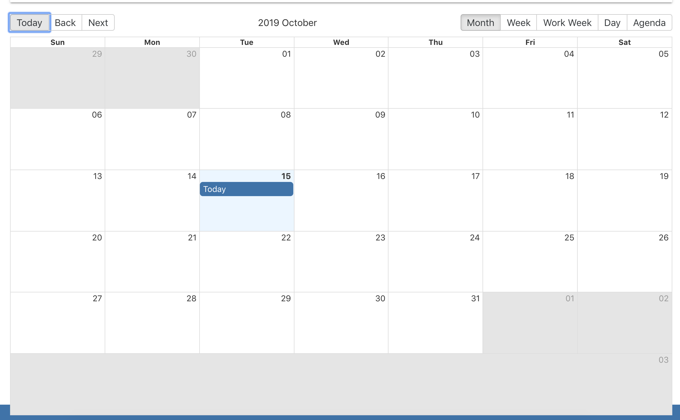 Bug When Shows Two Weeks Of Next Month · Issue #1498 with regard to Two Weeks Calendar