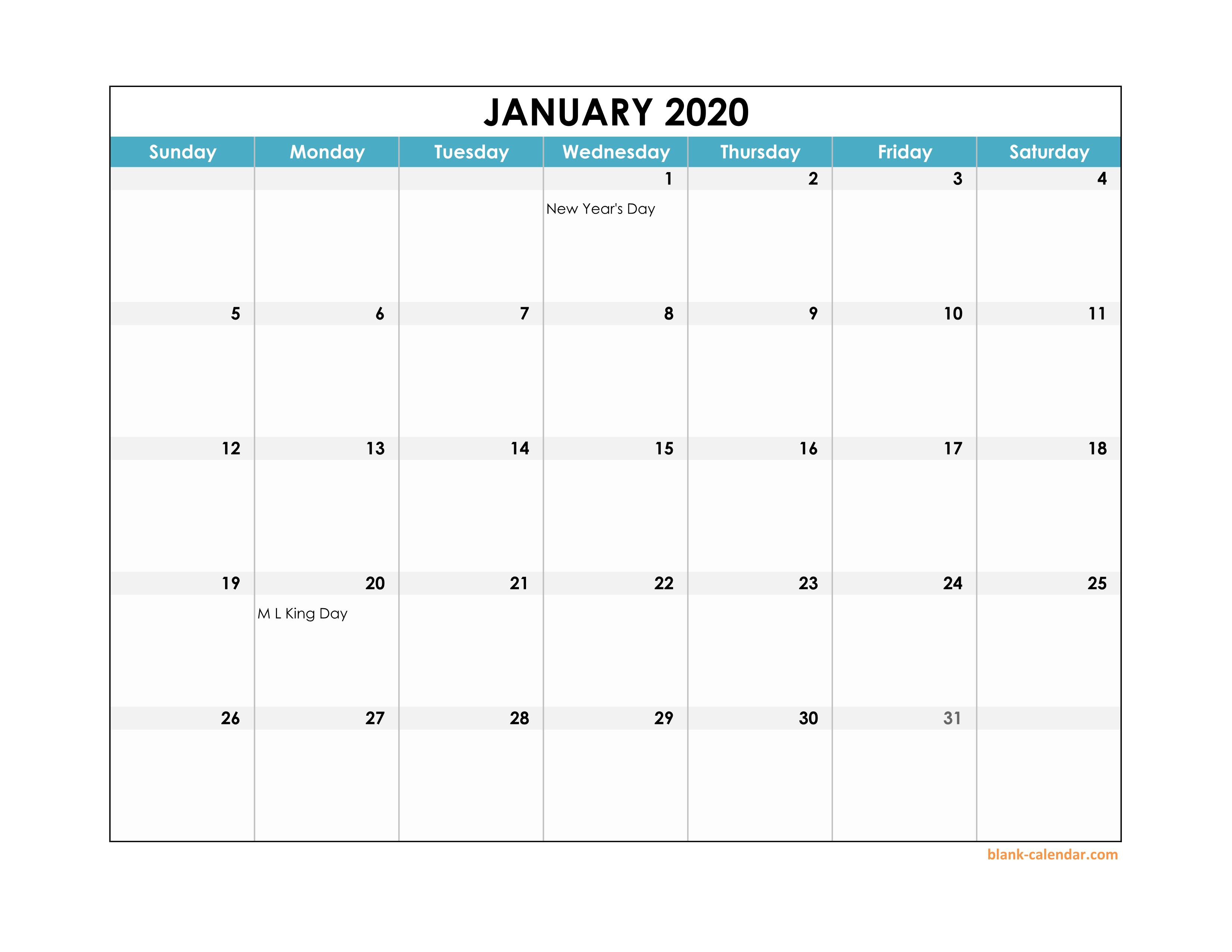 2020 Calendar Hk Excel