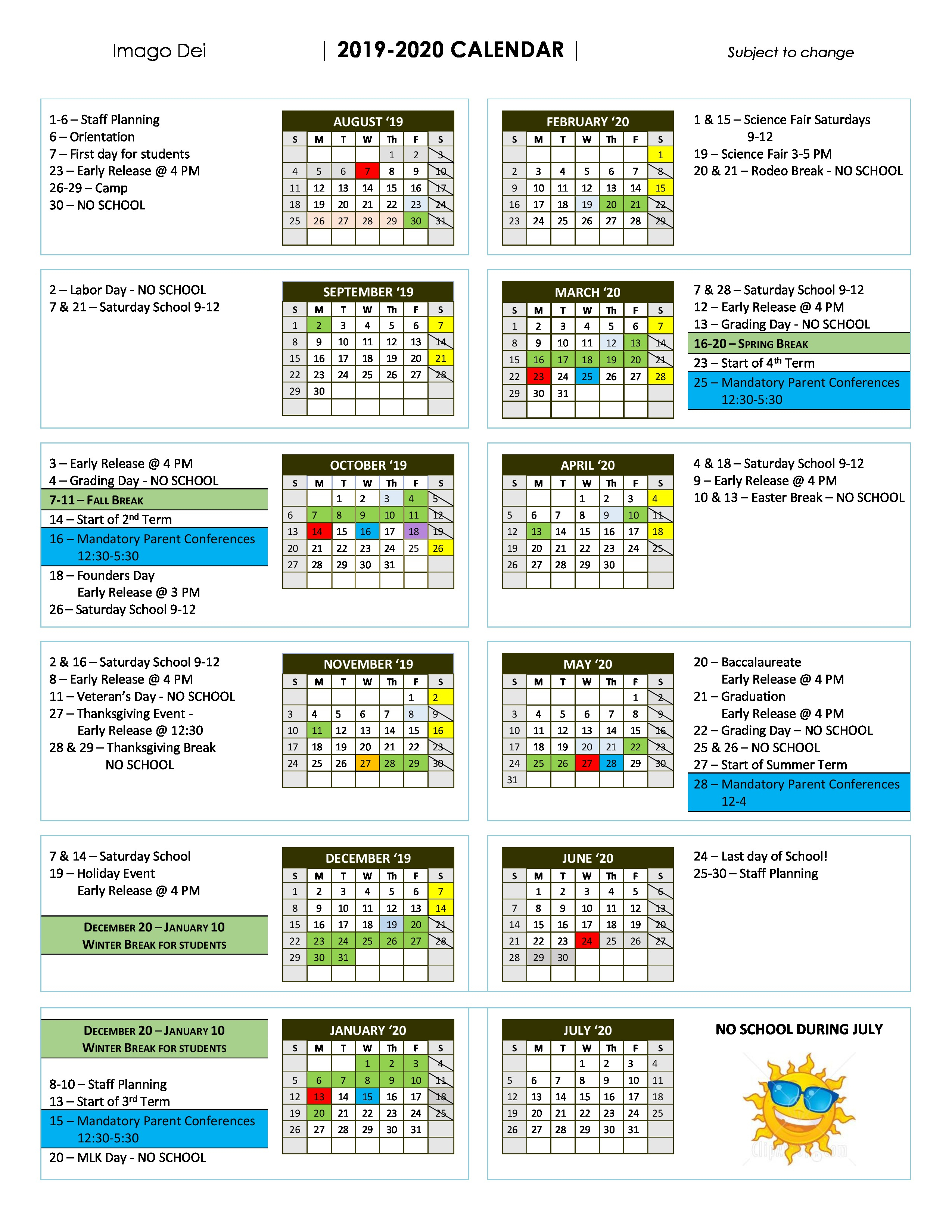 Calendar For School  Yatay.horizonconsulting.co inside Oeiras International School Calendar