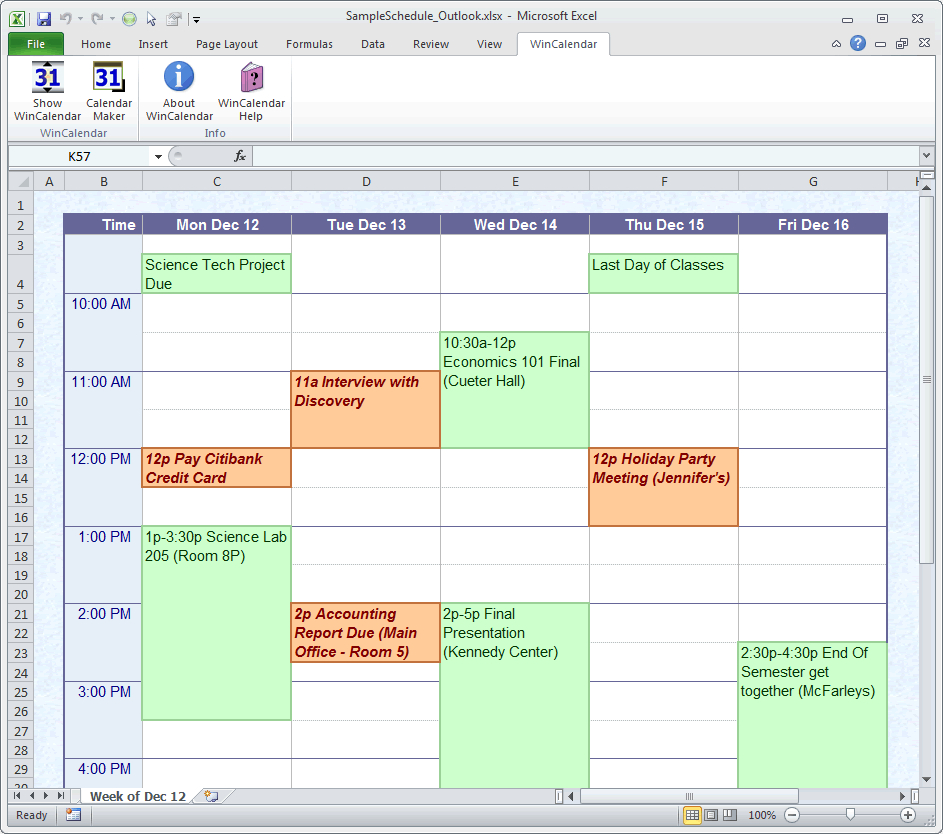 Calendar Maker &amp; Calendar Creator For Word And Excel in Calendar Creator Windows 10