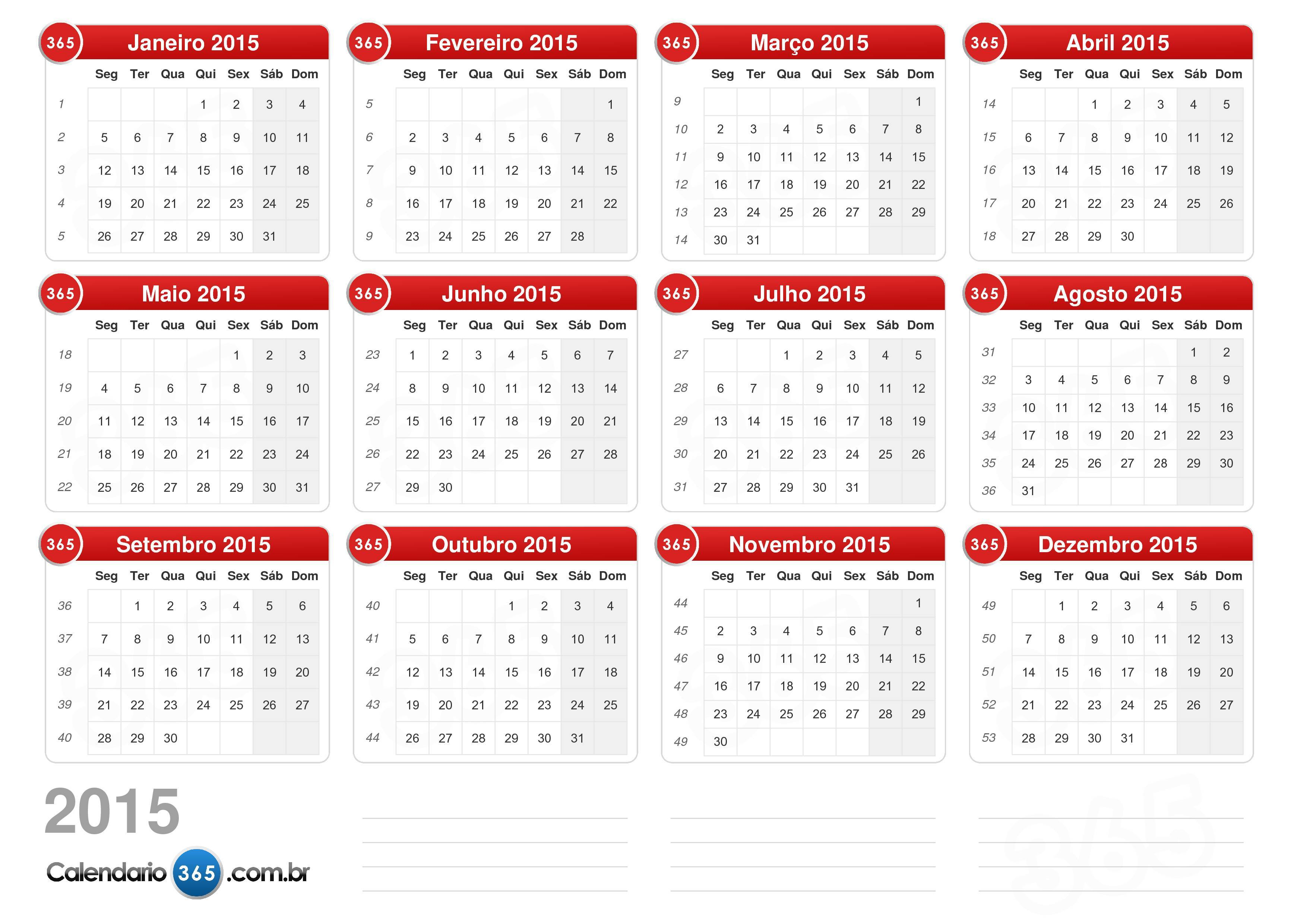 Calendário 2015 with Calendario Dezembro De 2015