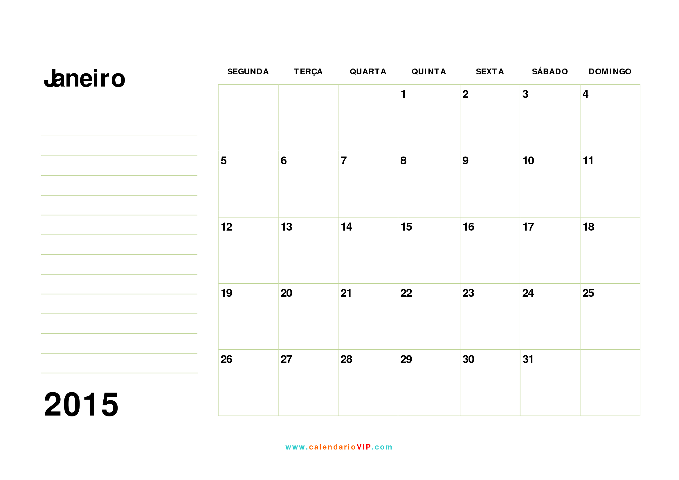 Calendário Dezembro 2015 Para Imprimir  Calendáriovip with regard to Calendario Dezembro De 2015