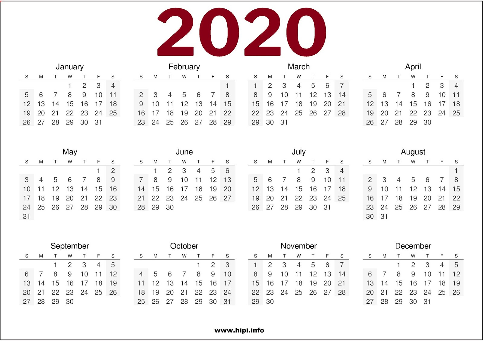 Calendars Printable  Twitter Headers  Facebook Covers in 2020 Calendar Printable