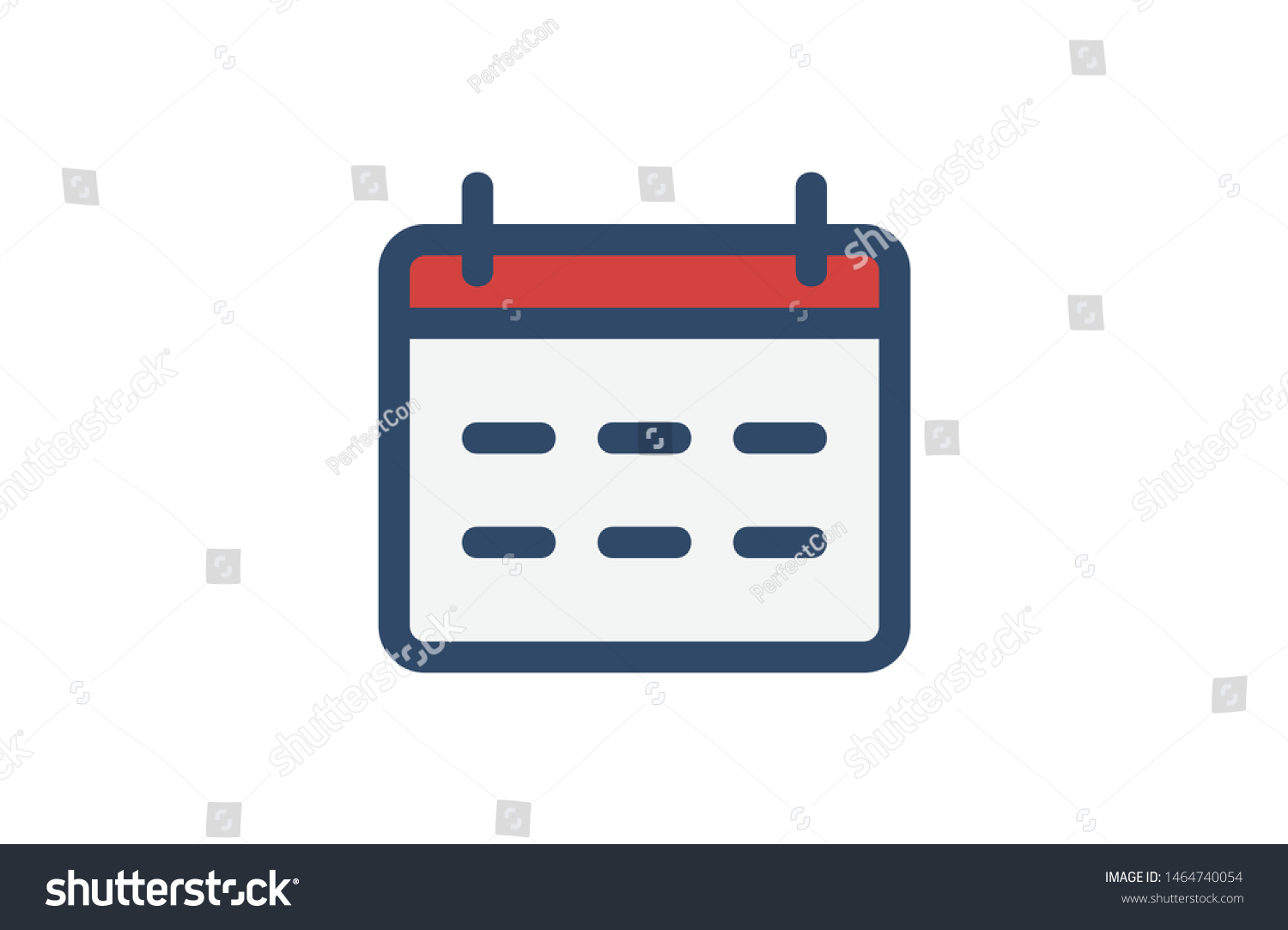 Colored Calendar Icon Android App Icons Stock Vector intended for Calendar Icon Android