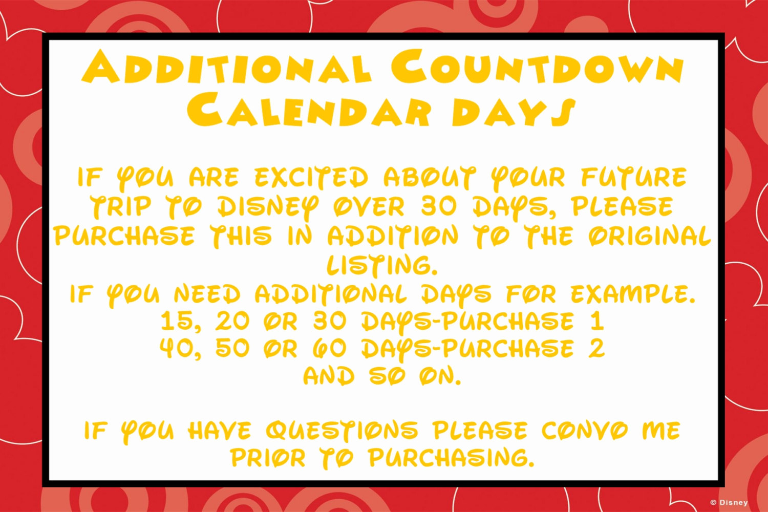 Countdown To Disneyadditional Calendar Countdown Sheets pertaining to Disney Countdown Calendar App