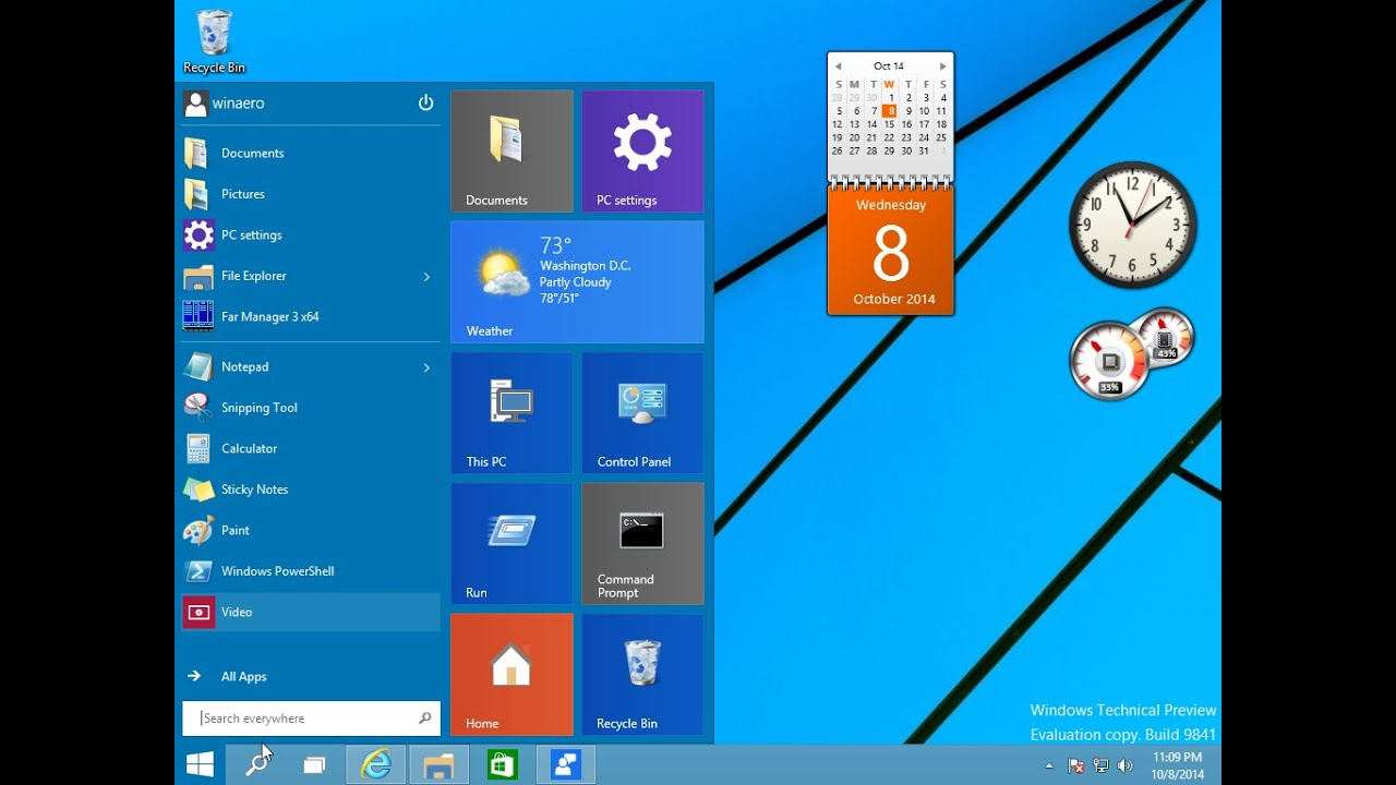 Гаджеты Для Windows 10: Как Установить Виджеты На Рабочий Стол? throughout Calendar Gadget Windows 10