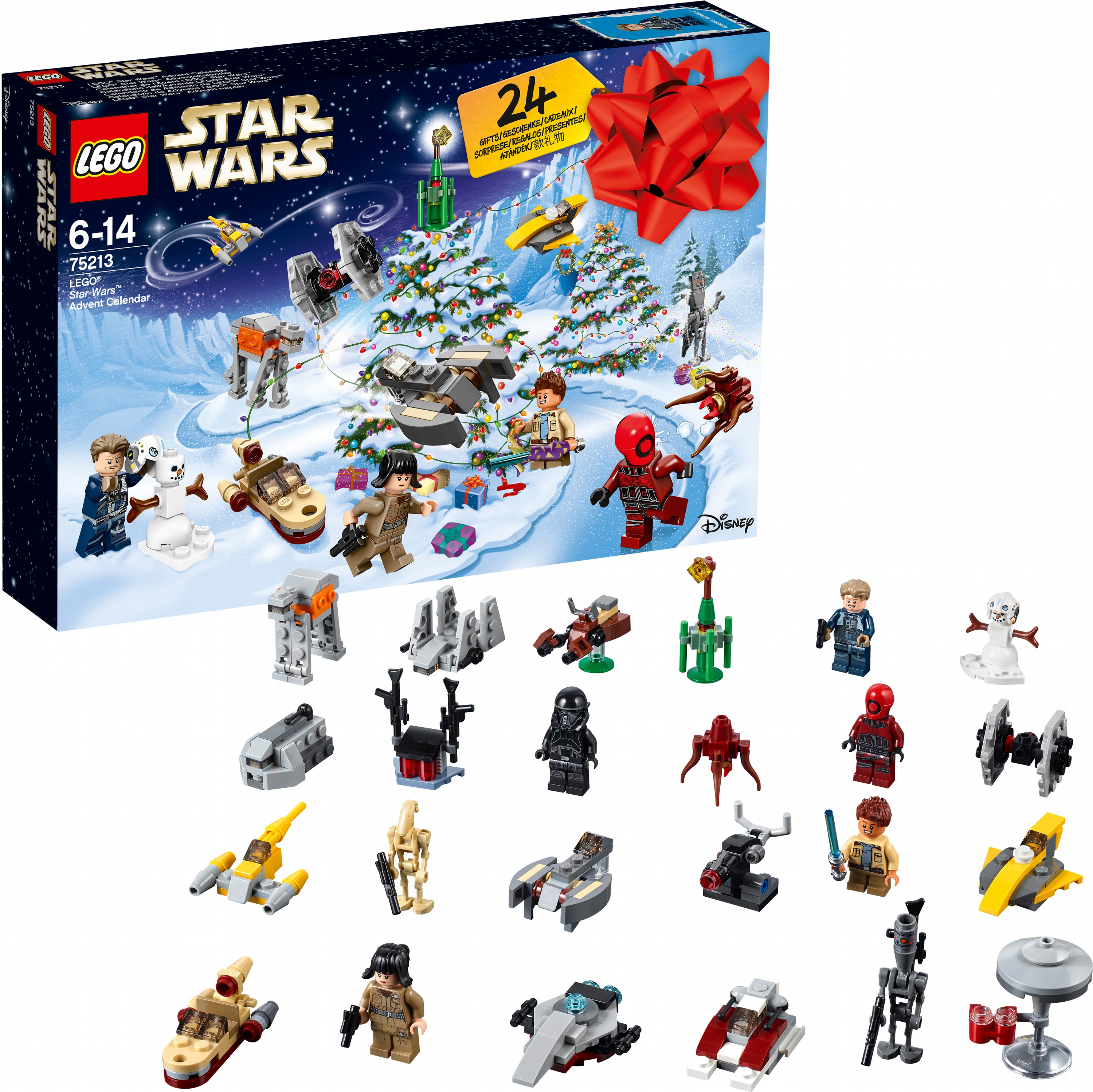 Конструктор Lego Star Wars Новогодний Календарь 307 Деталей (75213)  (5702016112078) with Lego 75213 Instructions