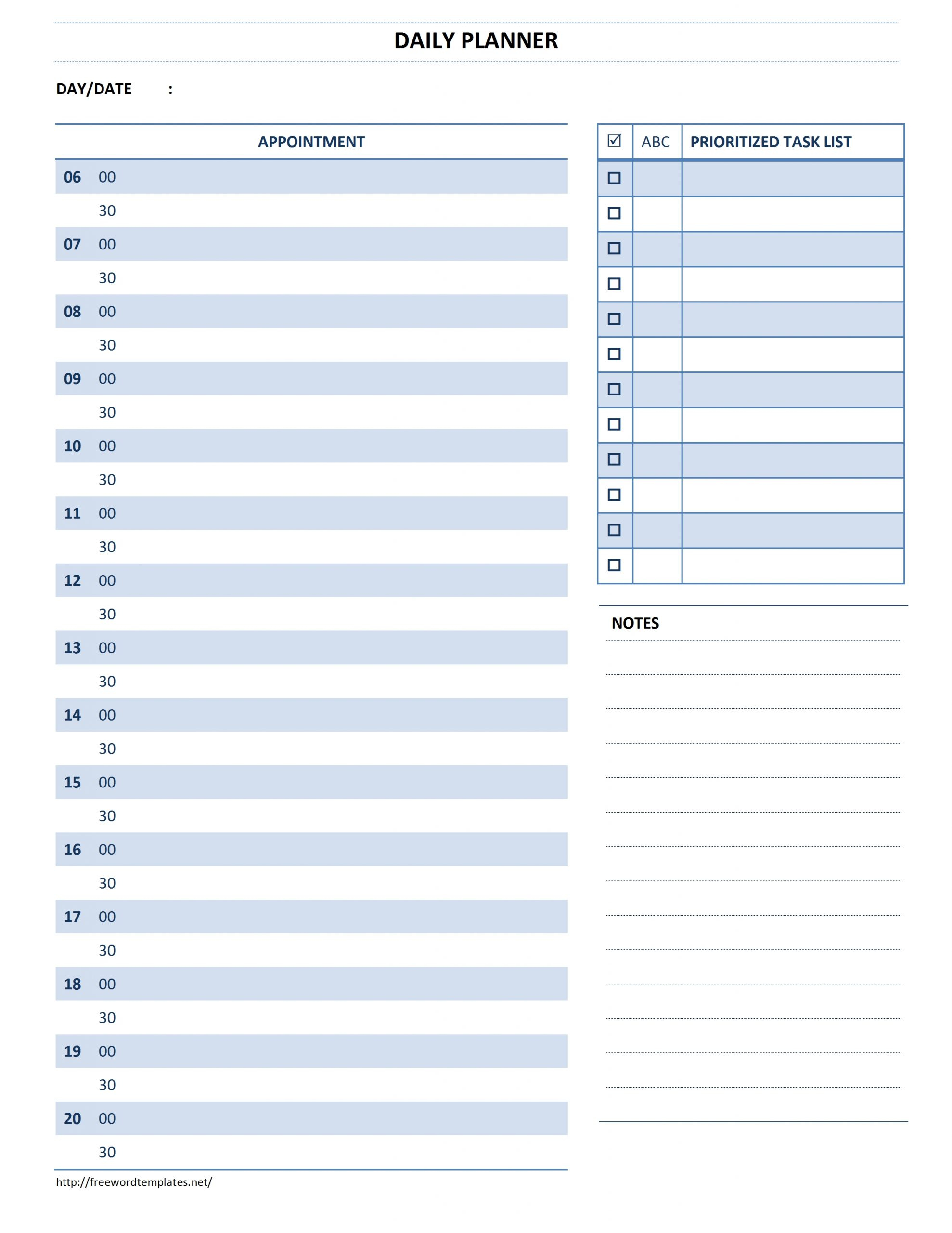 Daily Calendar Excel Plate Free Printable Monthly Schedule in Daily Calendar Template 30 Minute Increments