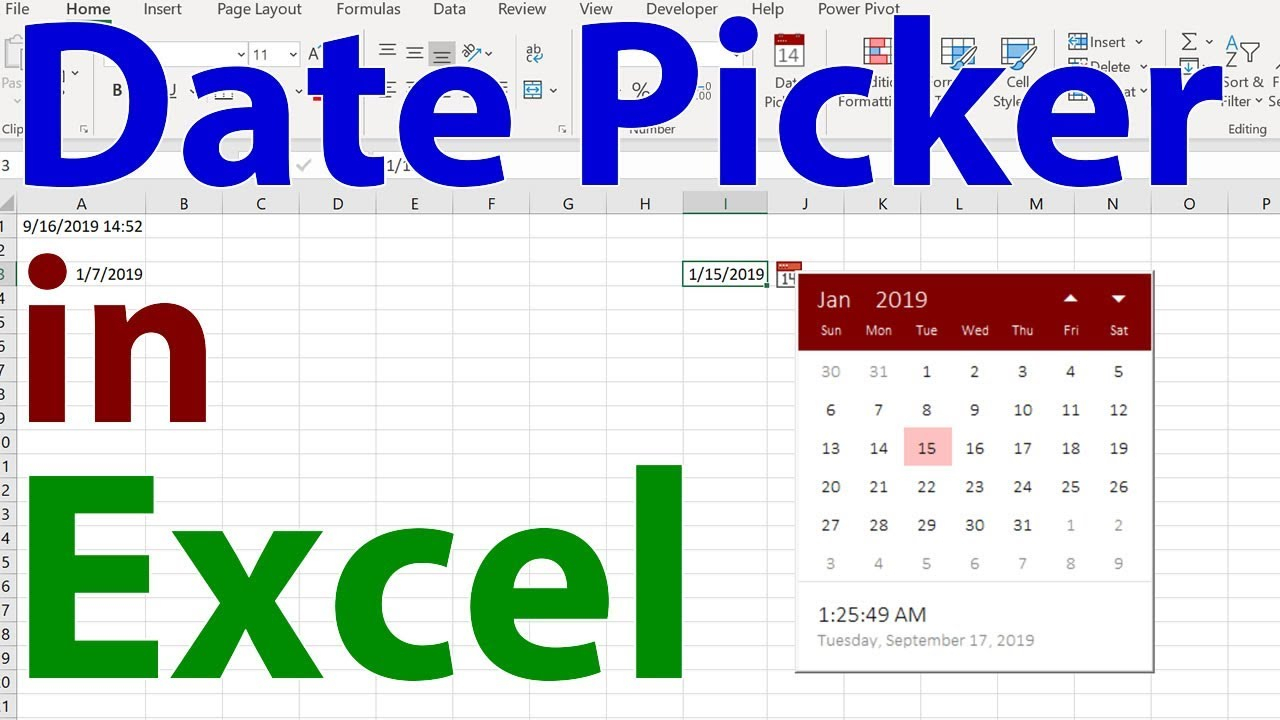 Date Picker In Excel  The Coolest Little Helper In Excel! with Nepali Date Picker