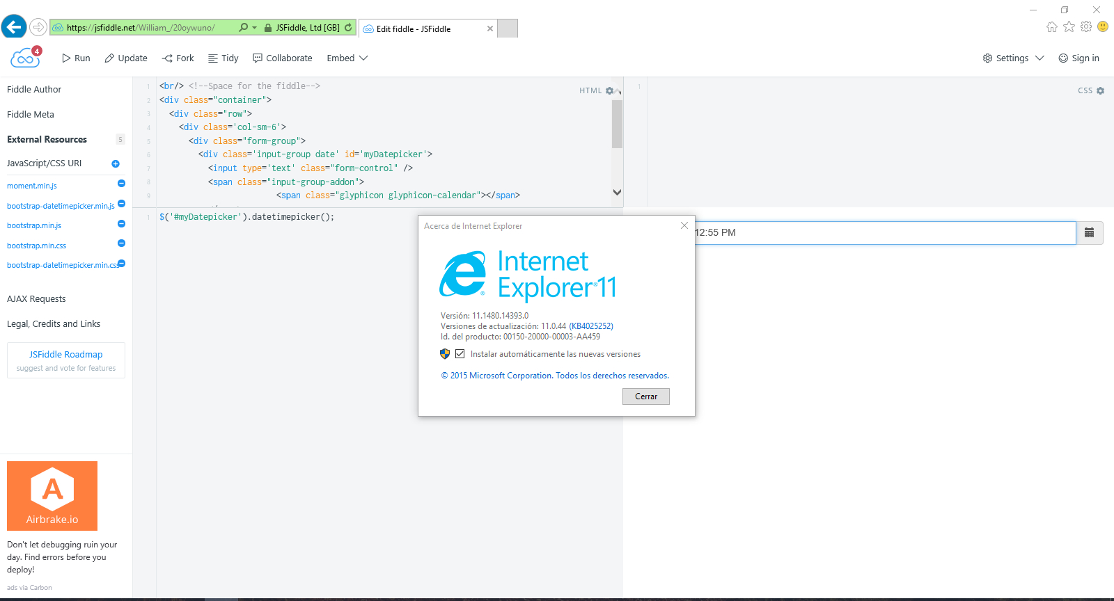 Date Time Picker Not Working In Ie 11. · Issue #1669 throughout Glyphicon-Calendar Not Showing
