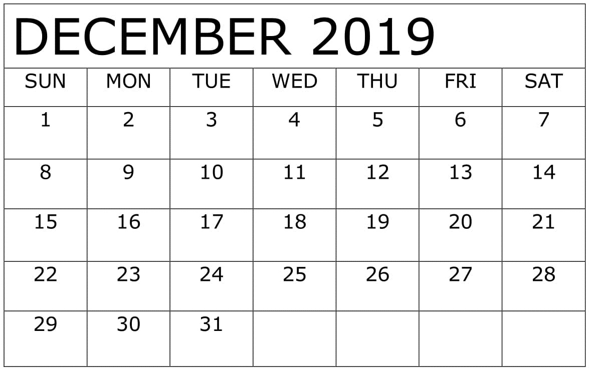 December 2019 Calendar Template Excel For Google Sheets with regard to Google Calendar Printable Template