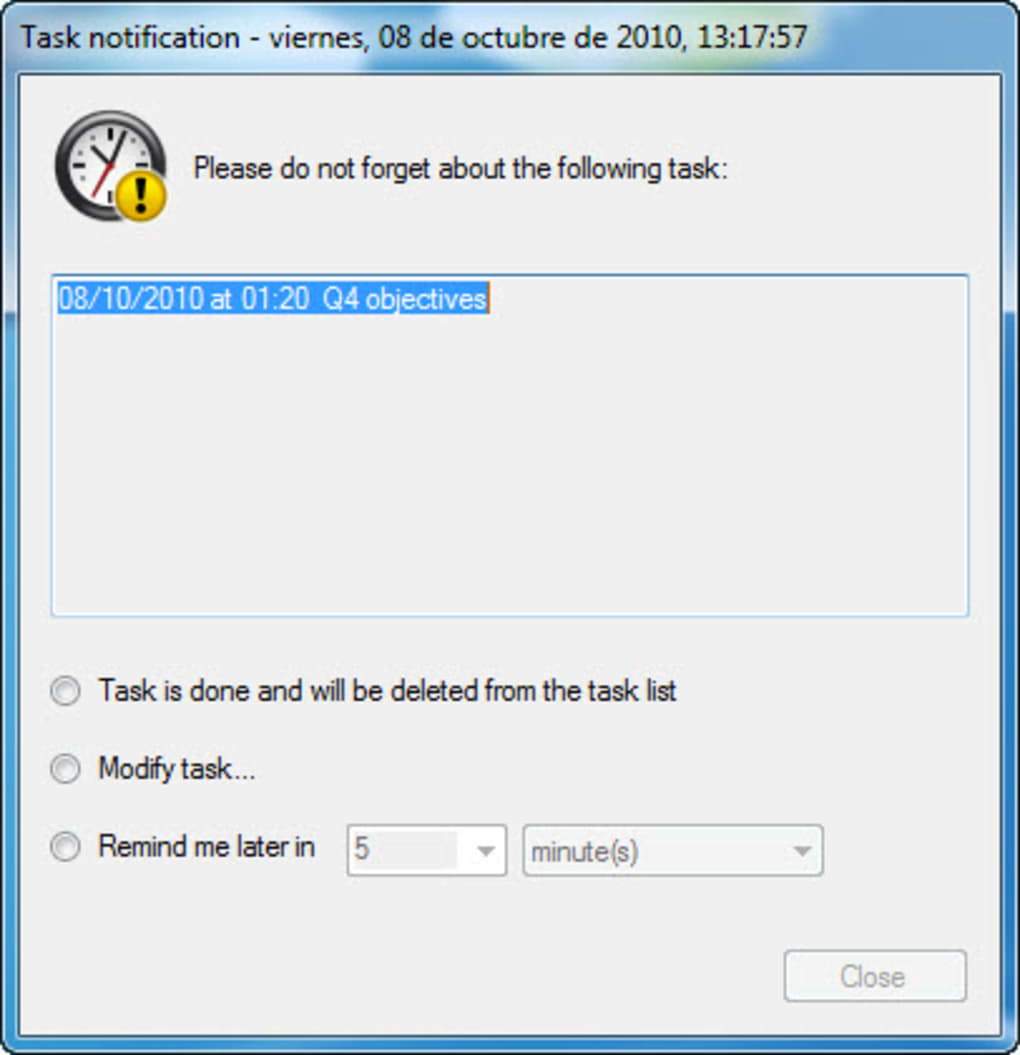 Desktopreminder  Download with Desktop Reminder Gadget