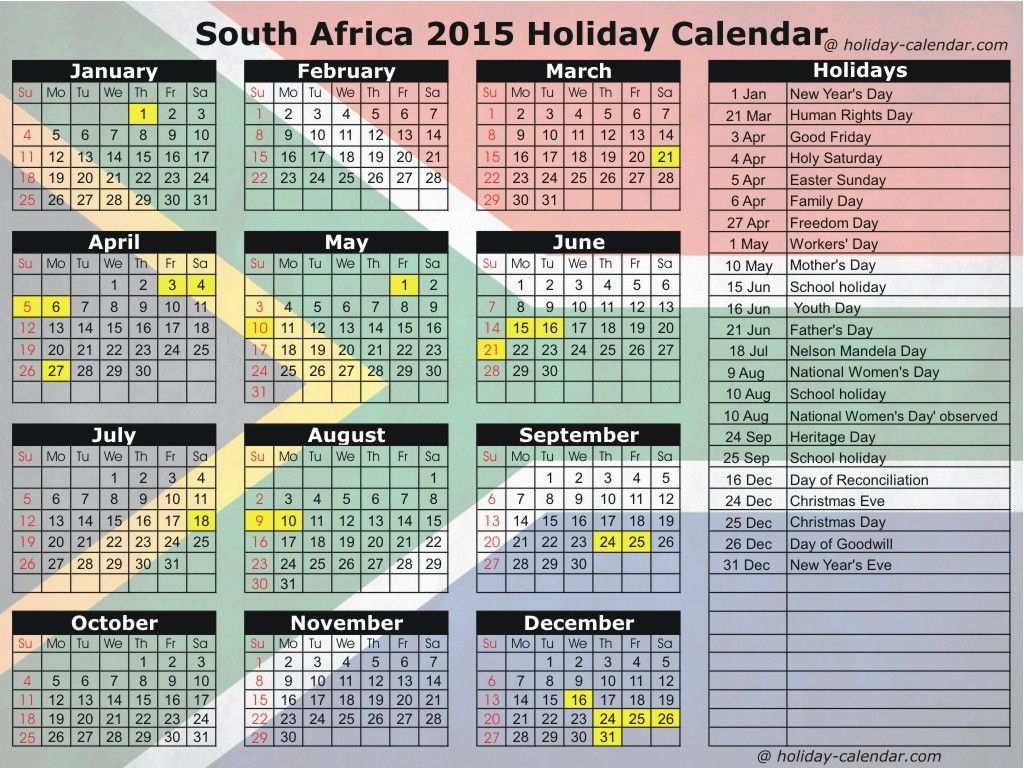 Did You Know In South Africa, News Years Is Spend On January pertaining to 2017 School Calendar South Africa