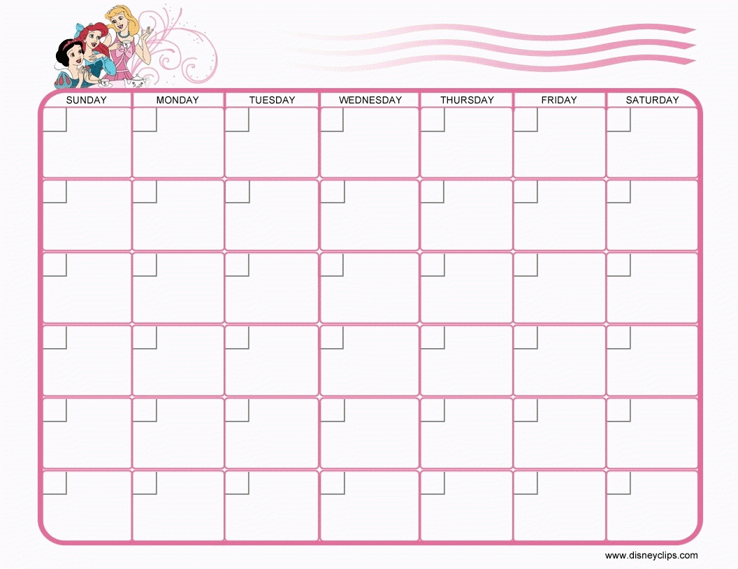 Disney Countdown Calendar Printable Calendar Template intended for Disney Countdown Calendar Printable