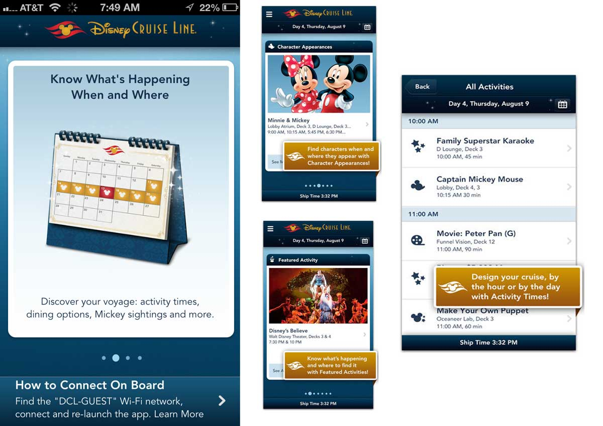 Disney Cruise Line Releases A Personal Navigator Iphone within Disney Countdown Calendar App