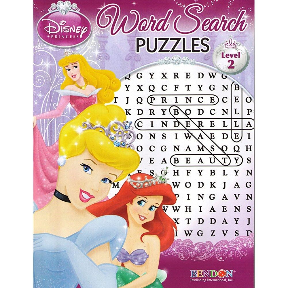 Disney Princess Word Search Puzzles Level 2  Walmart within Disney Princesses Word Search