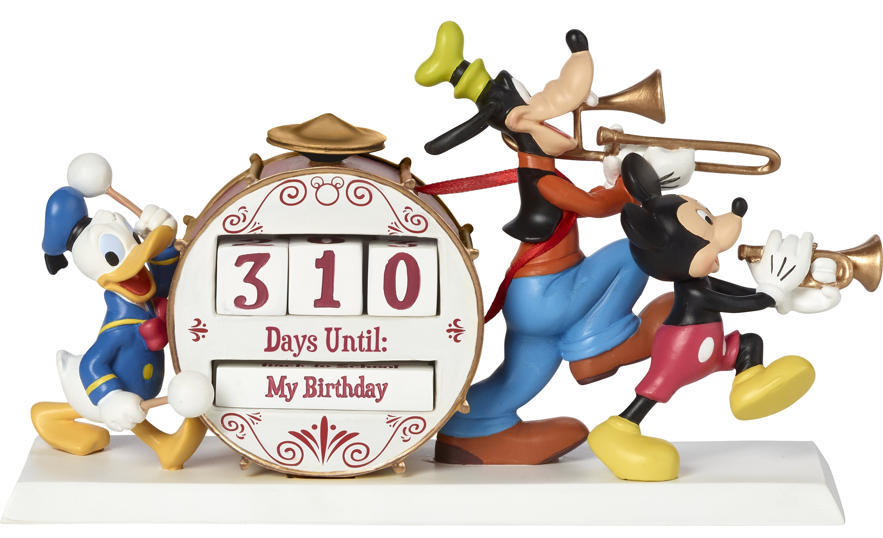 Disney Showcase Mickey Goofy Donald Duck And Friends Countdown Calendar  Resin Figurine inside Disney Countdown Calendar App