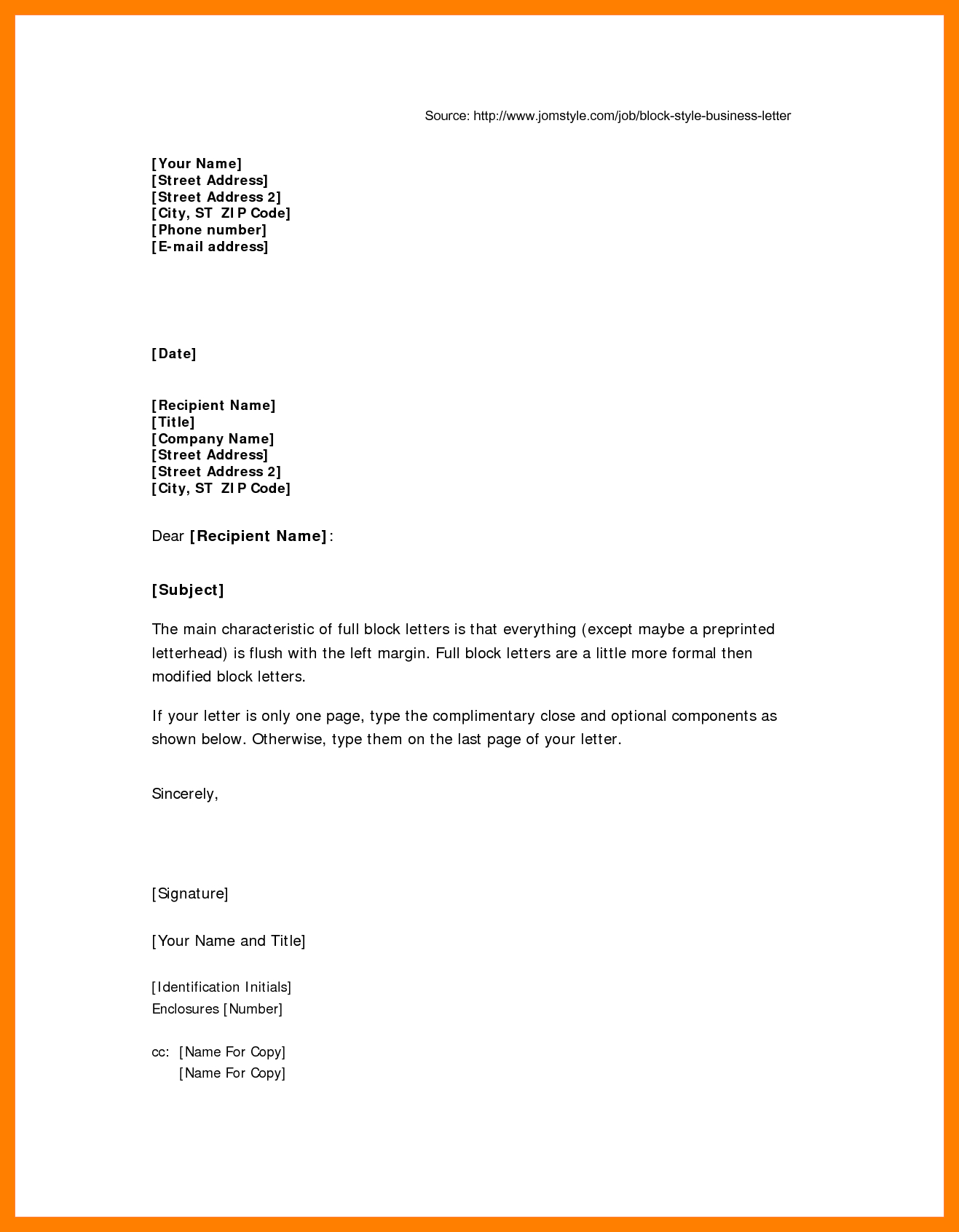 Download Free Png 8+ Full Block Style Business Letter Format throughout Reptile Shop Birmingham