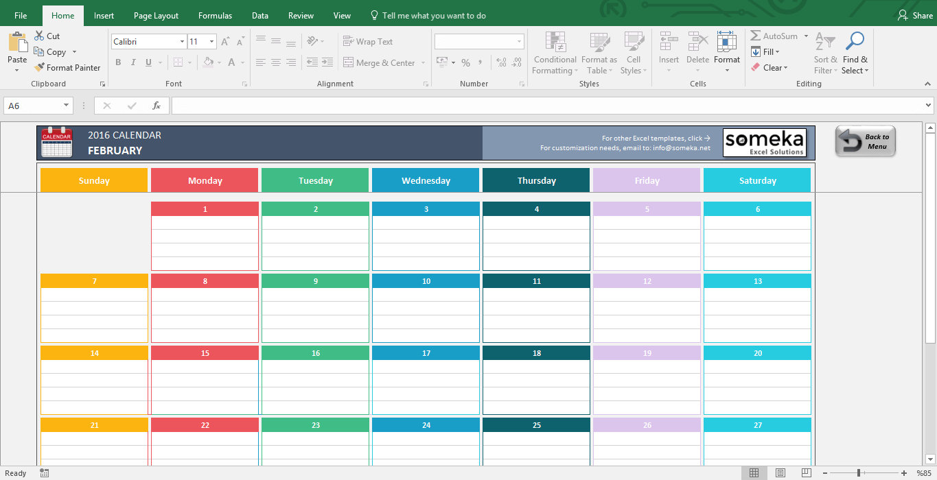 Downloadable Excel Calendars  Topa.mastersathletics.co in Annual Calendar Template Excel