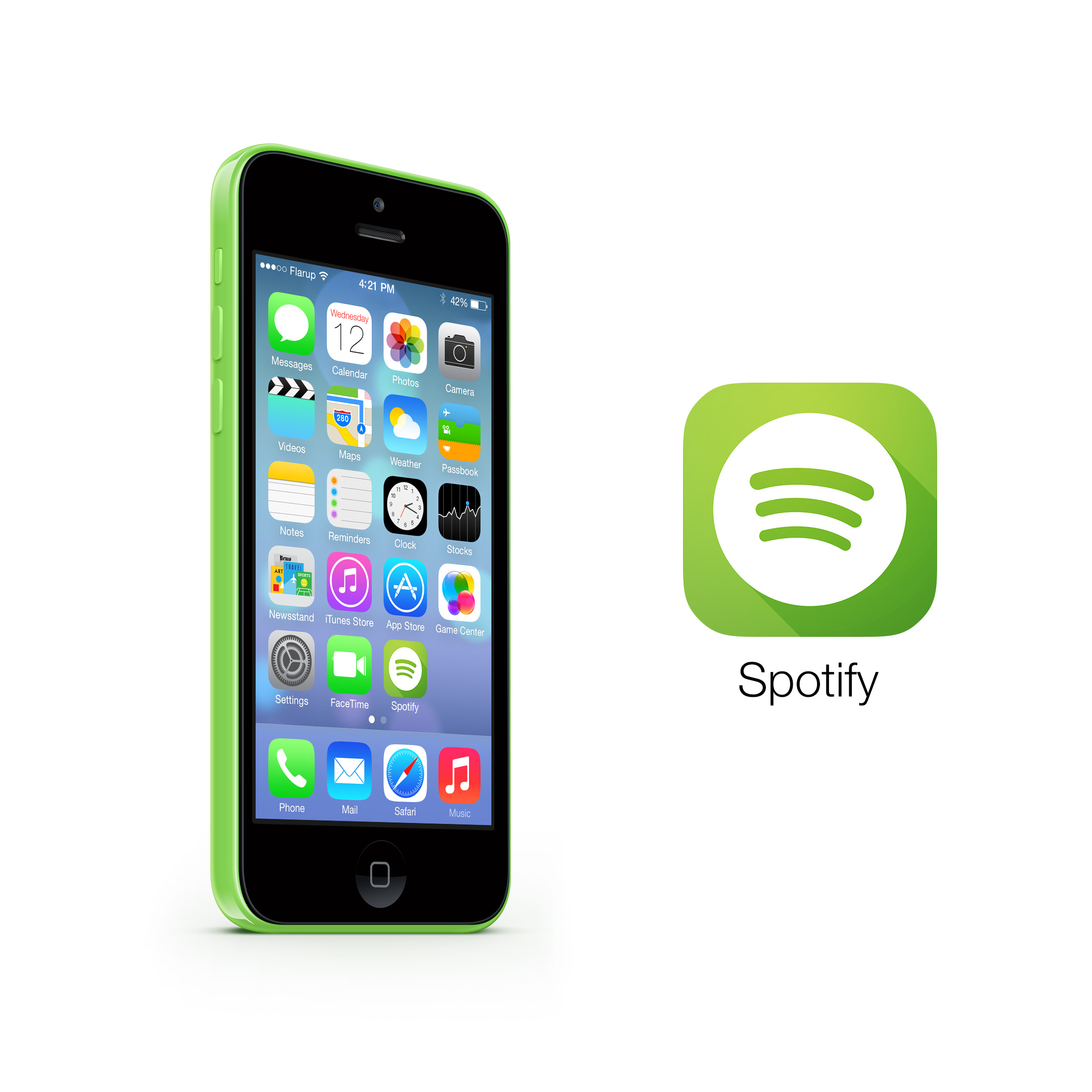 Dribbble  Spotifyforios7 By Roger Dean Olden pertaining to Spotify Calendar Icon