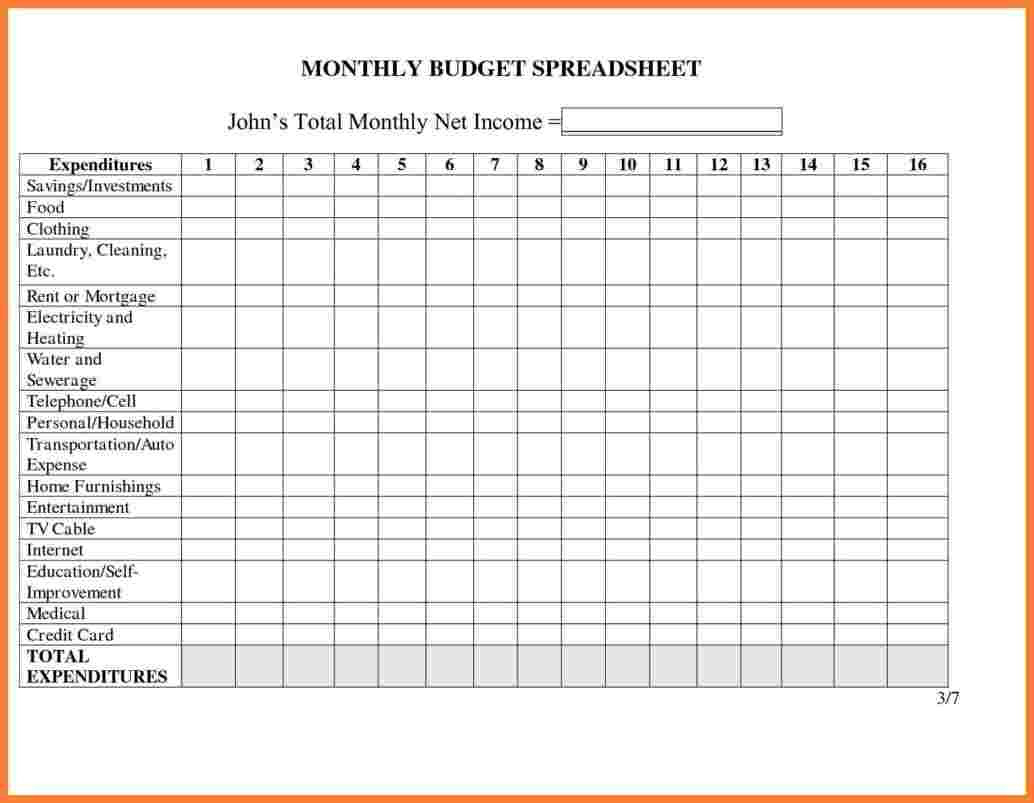 Excel Template For Bills Unique 2018 Monthly Bill Tracker for Free Printable Monthly Bill Payment Log