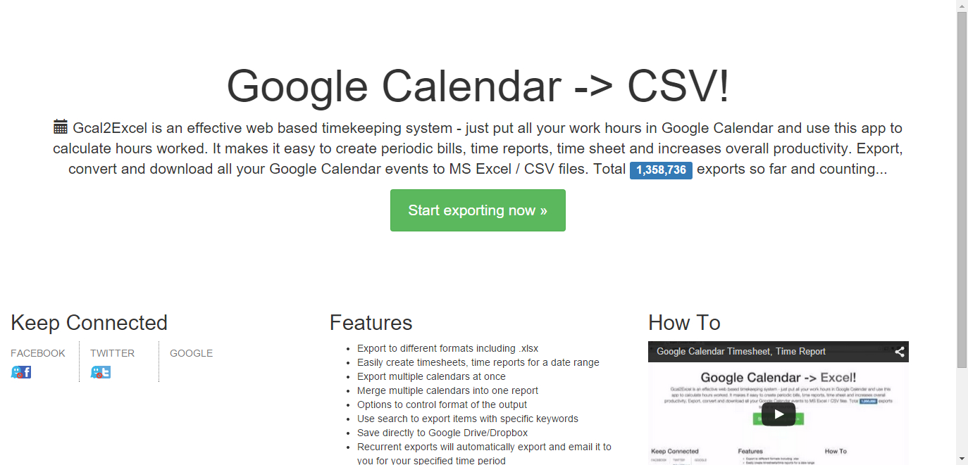 Export  Convert Google Calendar To Excel  Timesheet for Export Google Calendar Excel