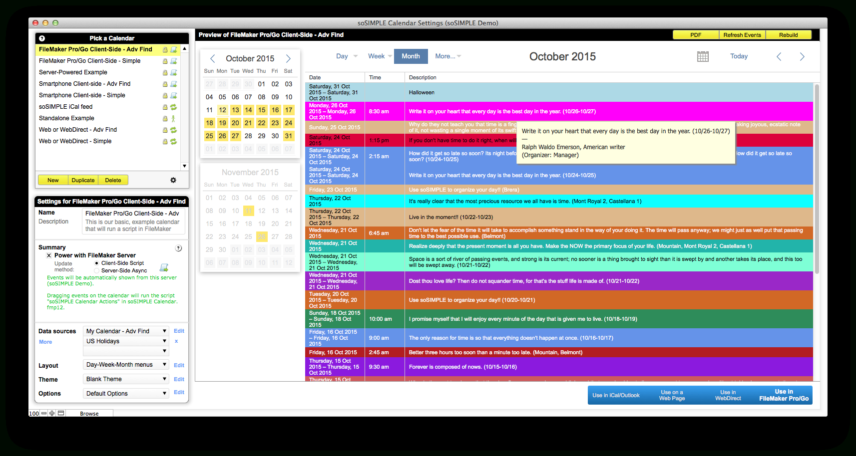 Filemaker Calendar And Resource Scheduler – By Sosimple with regard to Filemaker Calendar Template