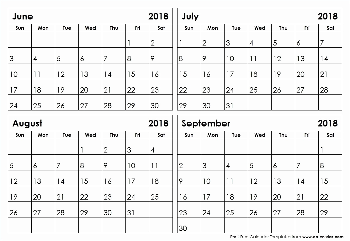 Fine 4 Page Printable Calendar : Mini Calendar Template intended for Printable Calendar 4 Months Per Page