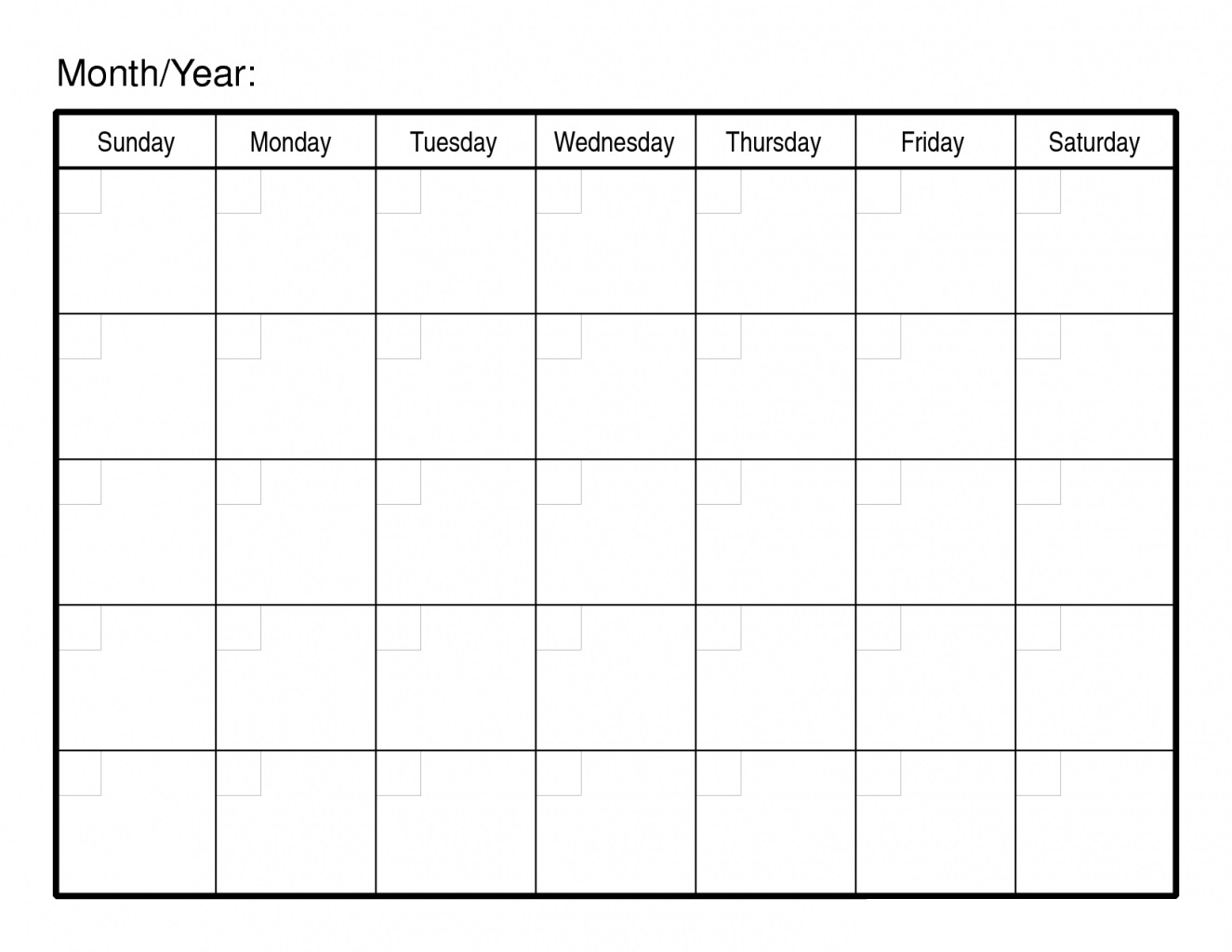 Fine Free Printable 30 Day Calendar : Mini Calendar Template for 30 Day Blank Calendar